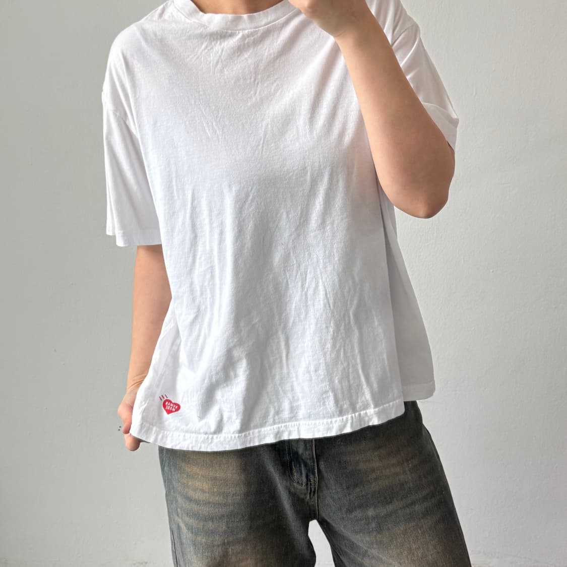 [XL] 휴먼메이드 화이트 반팔 상품이미지2