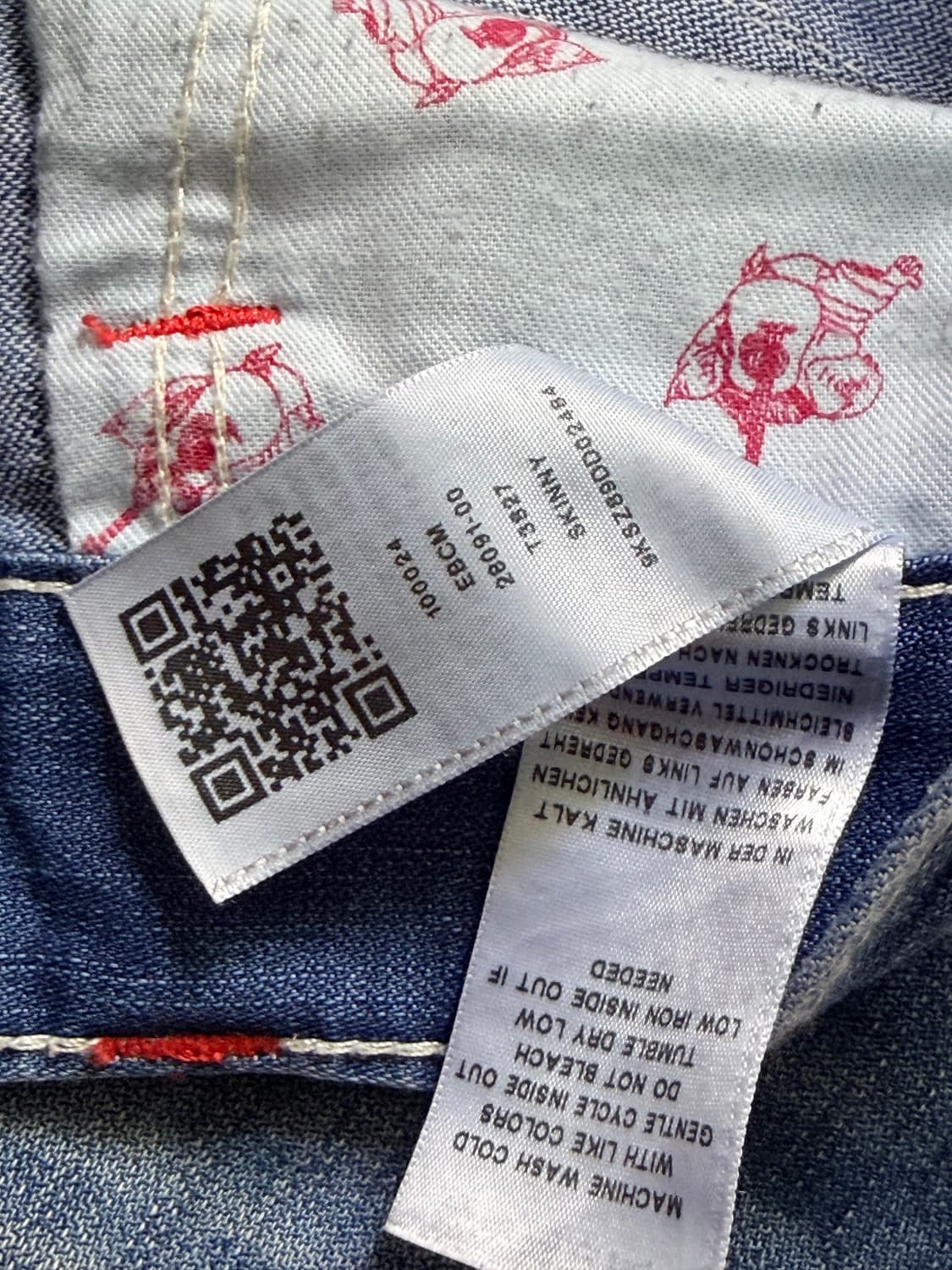 트루릴리전(True Religion) 시그니처 빅T 스티치 스키니 데님 상품이미지6