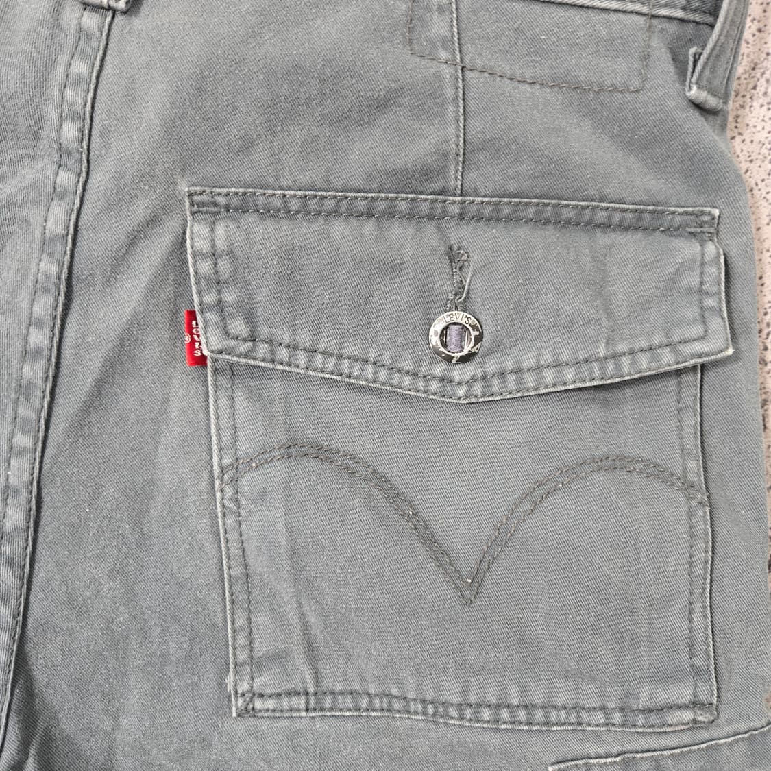 ✨ (바배) 리바이스 카고 하프 팬츠 반바지  상품이미지4