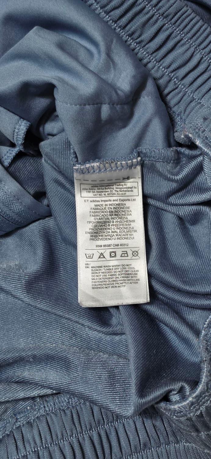 아디다스 삼선 블루 트랙탑 자켓 M 상품이미지4