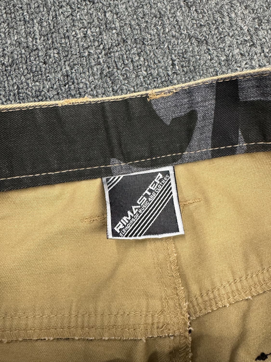 M)Rimaster 빈티지 카모 포인트 베이지 코튼팬츠 상품이미지4