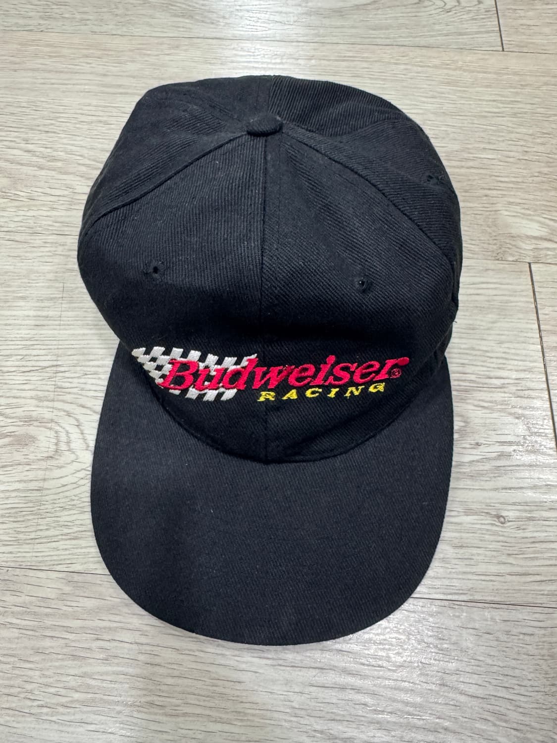 버드와이저 레이싱 빈티지 볼캡 블랙 상품이미지1