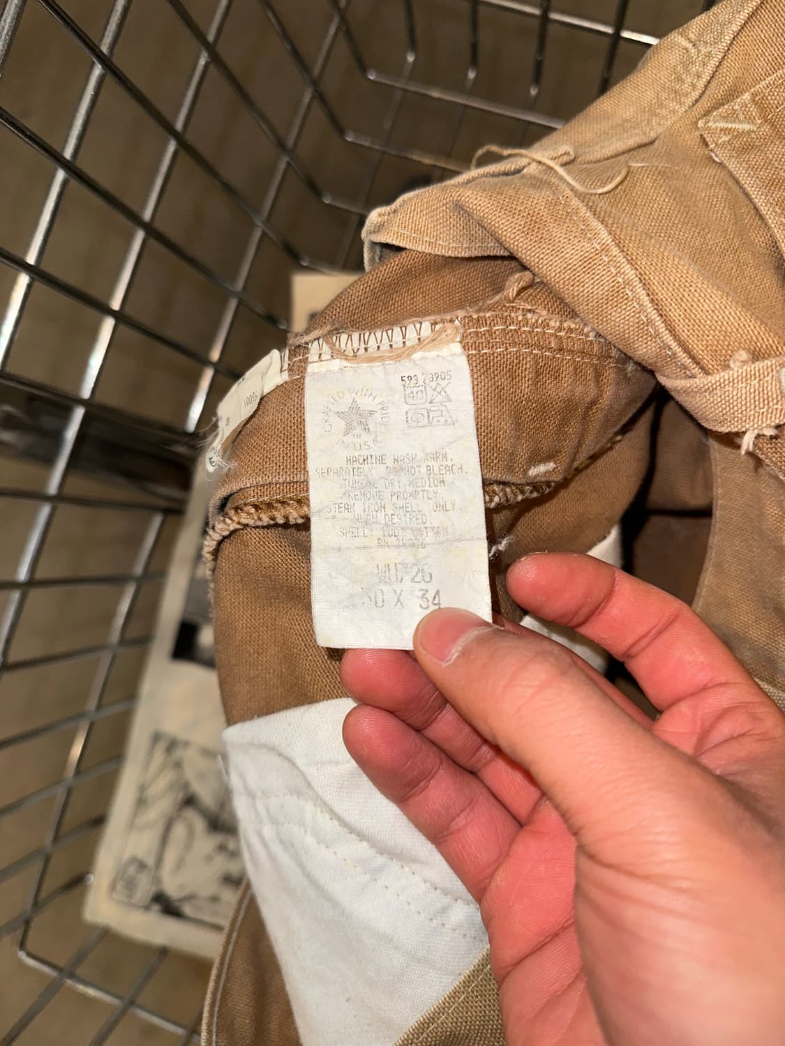 80-90’s Carhartt canvas carpenter pants 상품이미지10