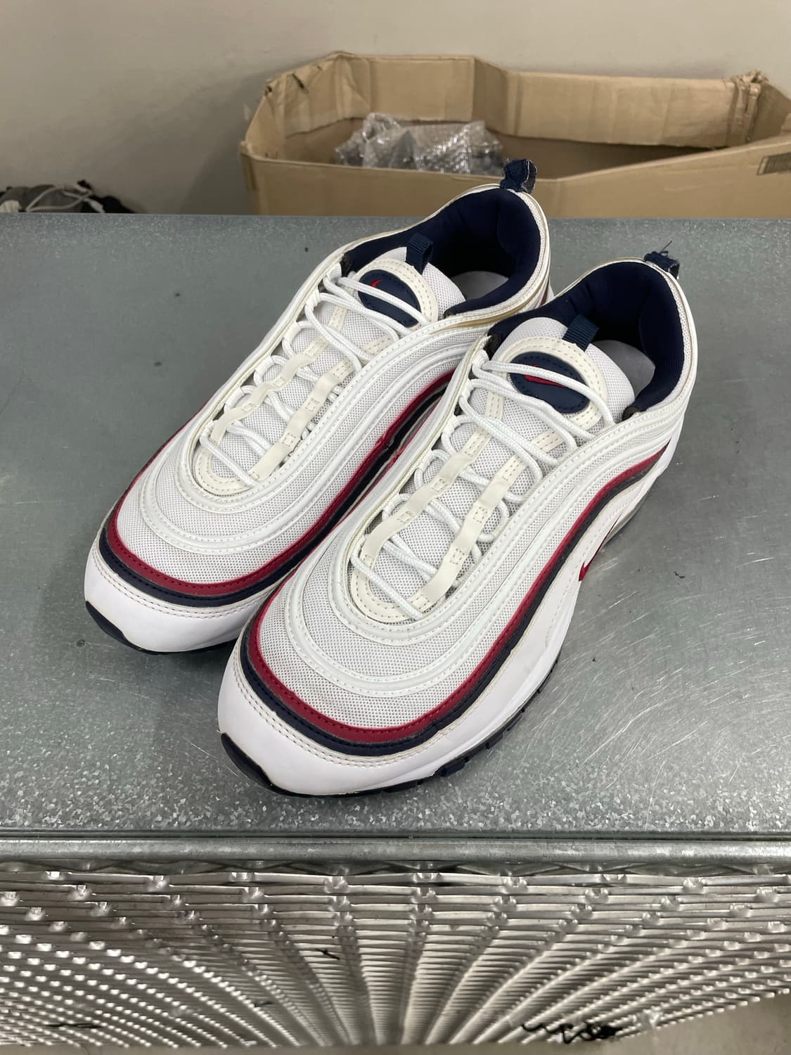 나이키 에어맥스 97 화이트 블랙 실버 285 상품이미지2