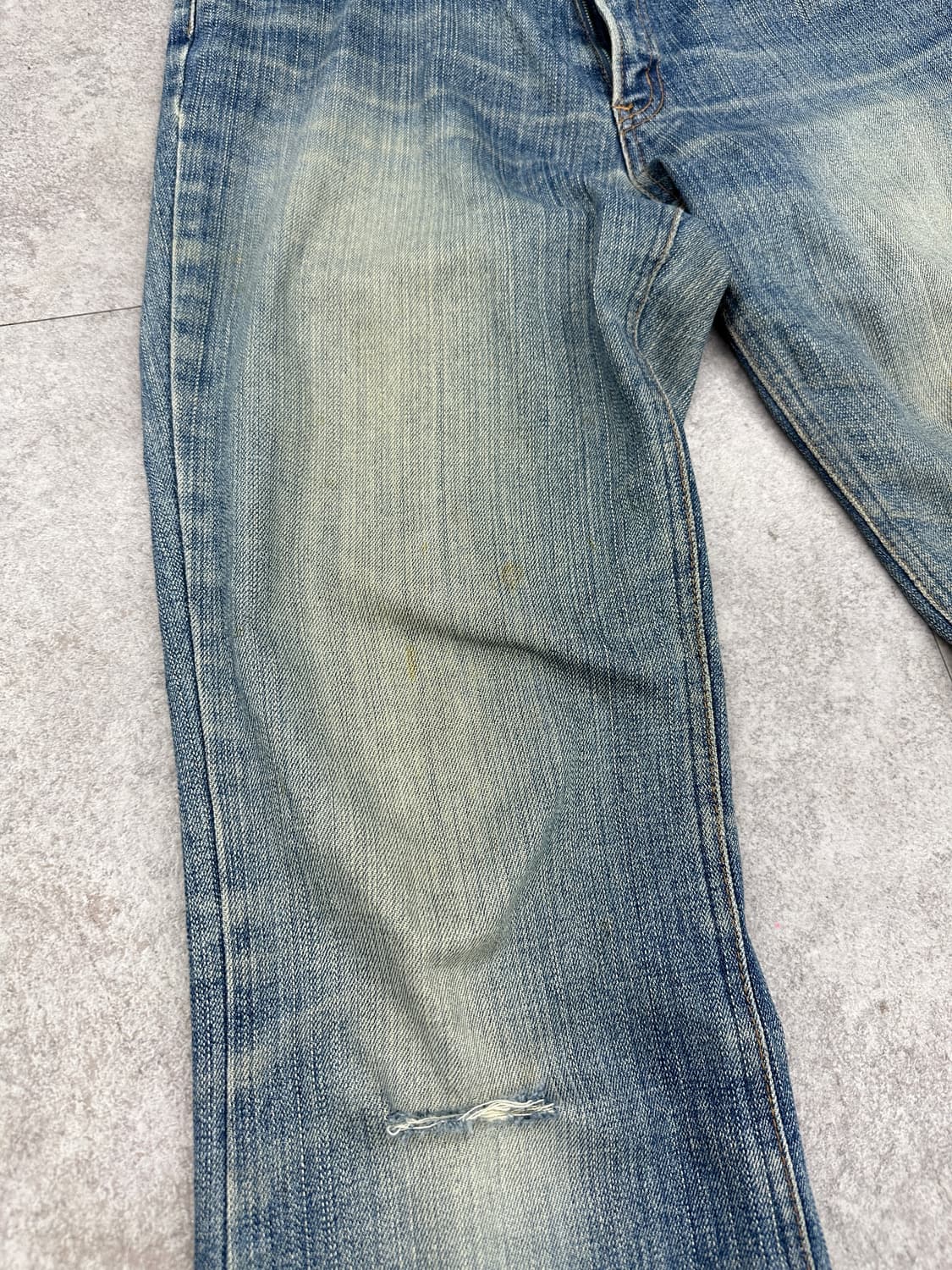 Vintage wow jeans destroyed flare denim  상품이미지6