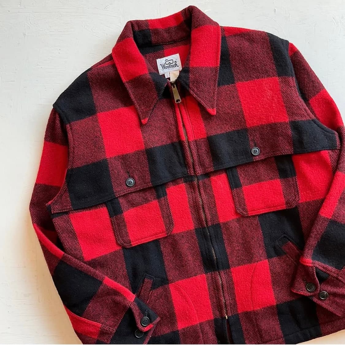 70's U.S.A 울리치 버팔로 자켓 상품이미지3