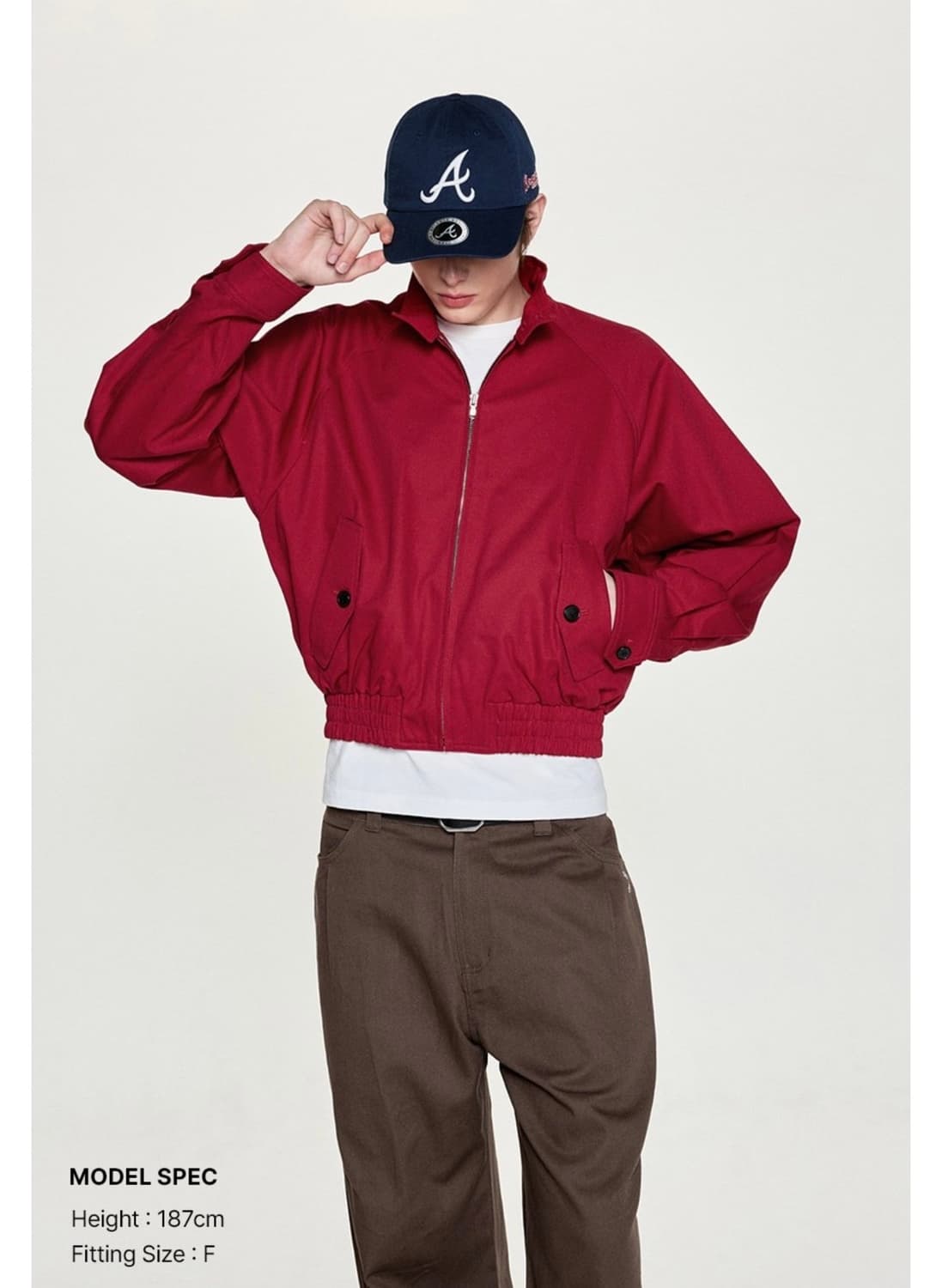 1회착) 카리나xMLB 시그니쳐 언스트럭쳐 볼캡 애틀란타 상품이미지2