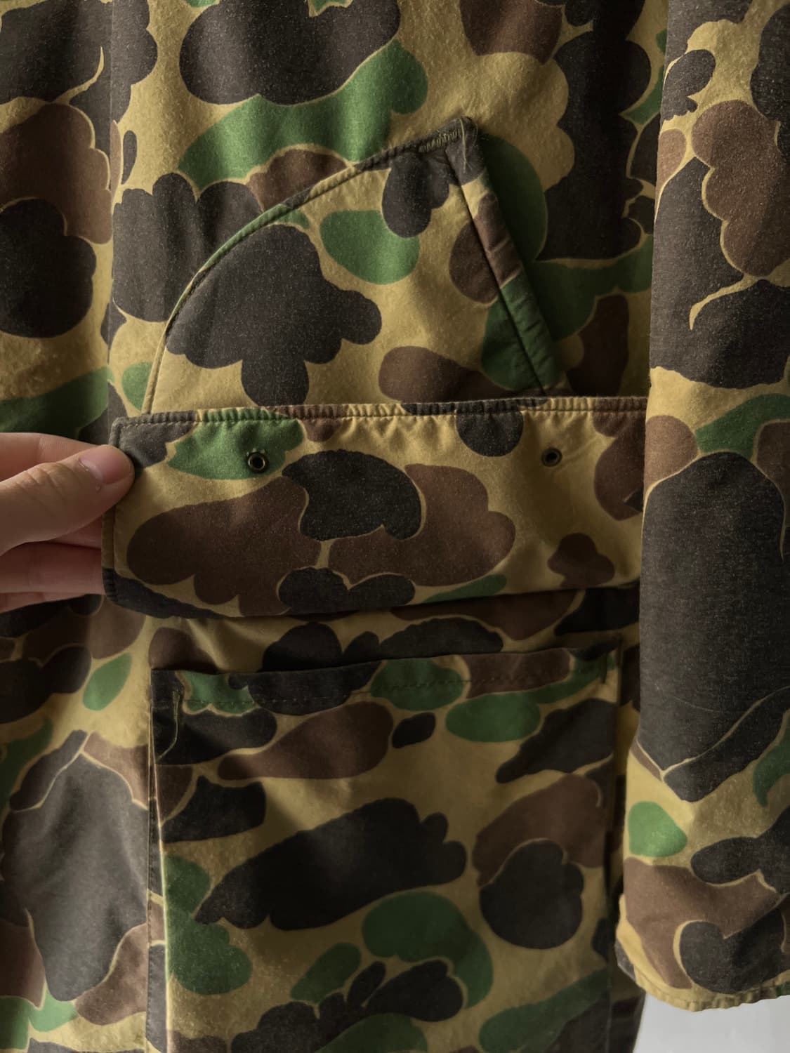 [XL]80's USA 빈티지 덕카모 고어텍스 헌팅 자켓 상품이미지6