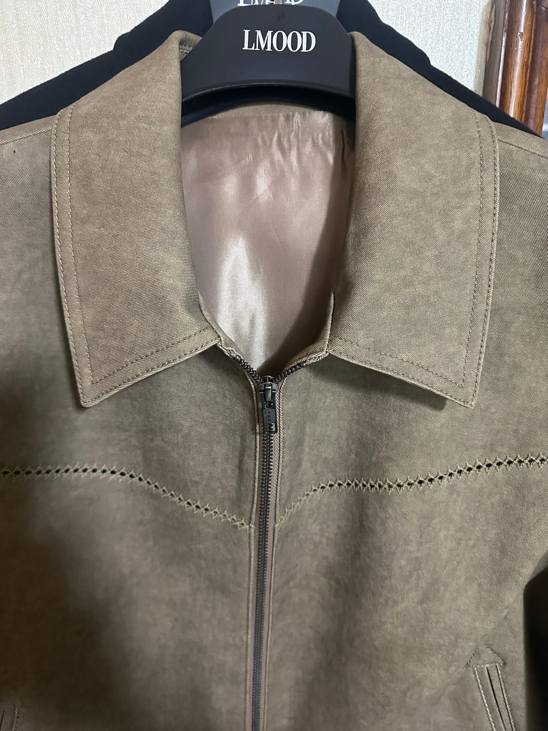 엘무드 웨스턴 트러커 자켓 커트 브라운 46 상품이미지4