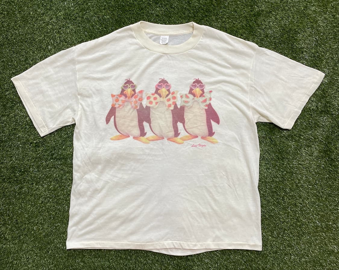 90s 빈티지 펭귄 반팔티 상품이미지1