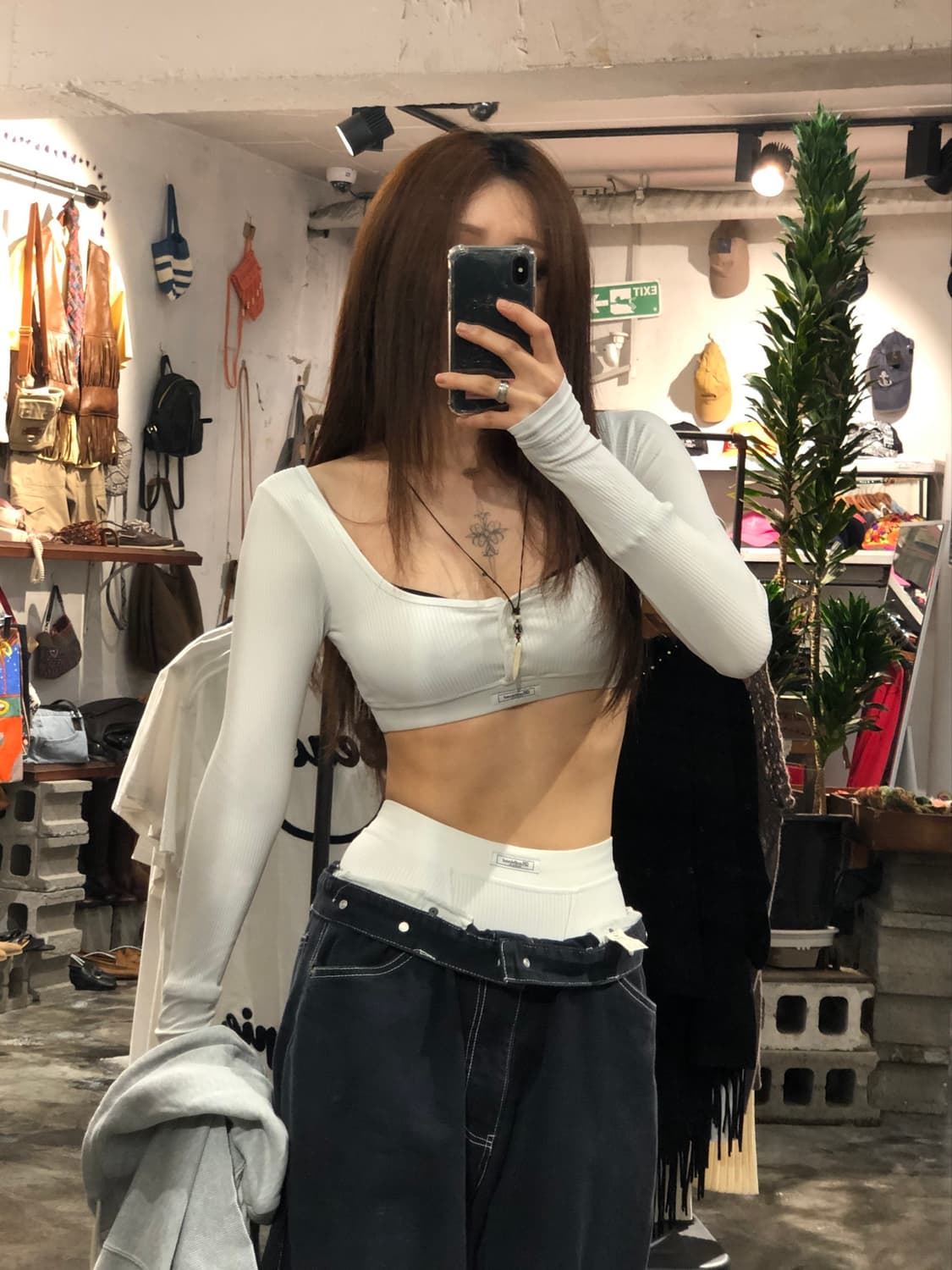 배드블러드 화이트 코튼 립 티 브라&브리프 set 상품이미지7