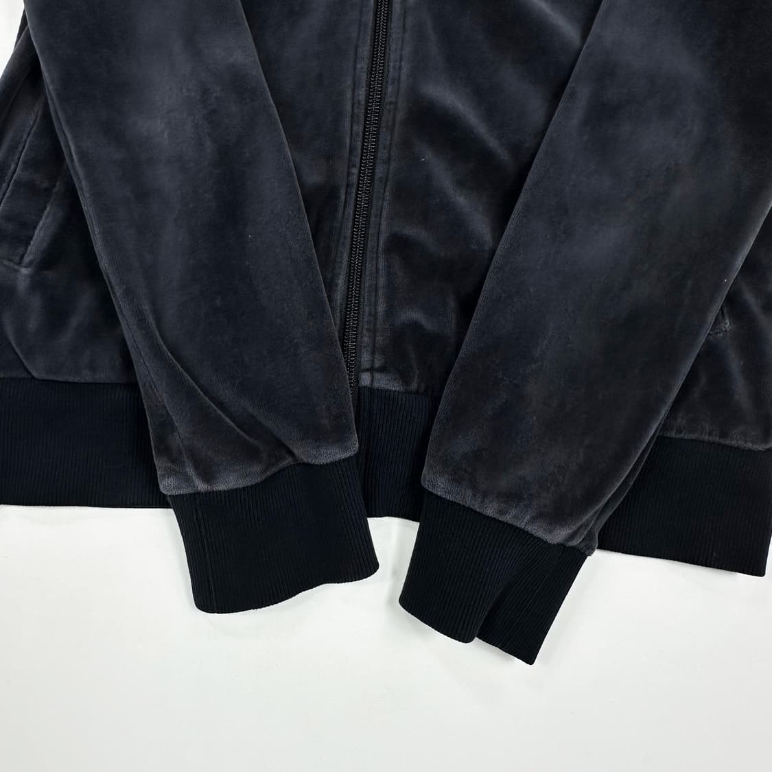 나이키 스우시 벨벳 블랙 후드집업 (M 여성추천) 상품이미지4