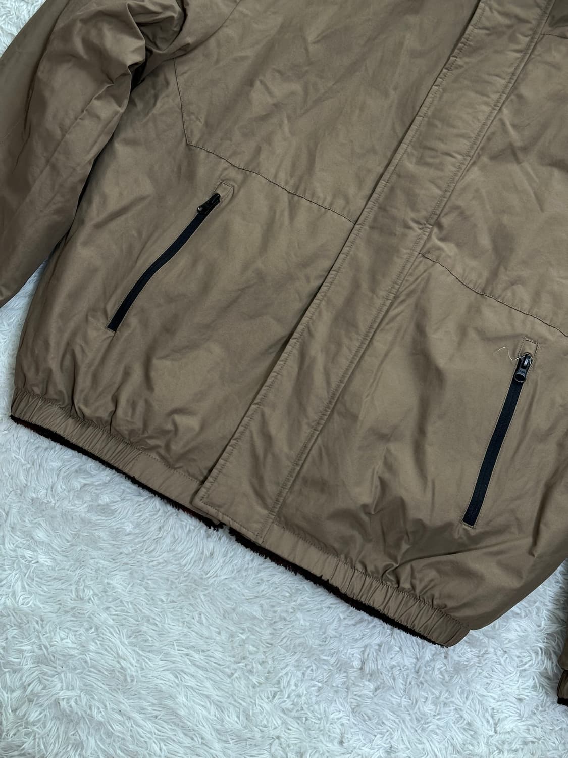 버카루 리버시블 후리스 후드 집업 L/100 상품이미지5