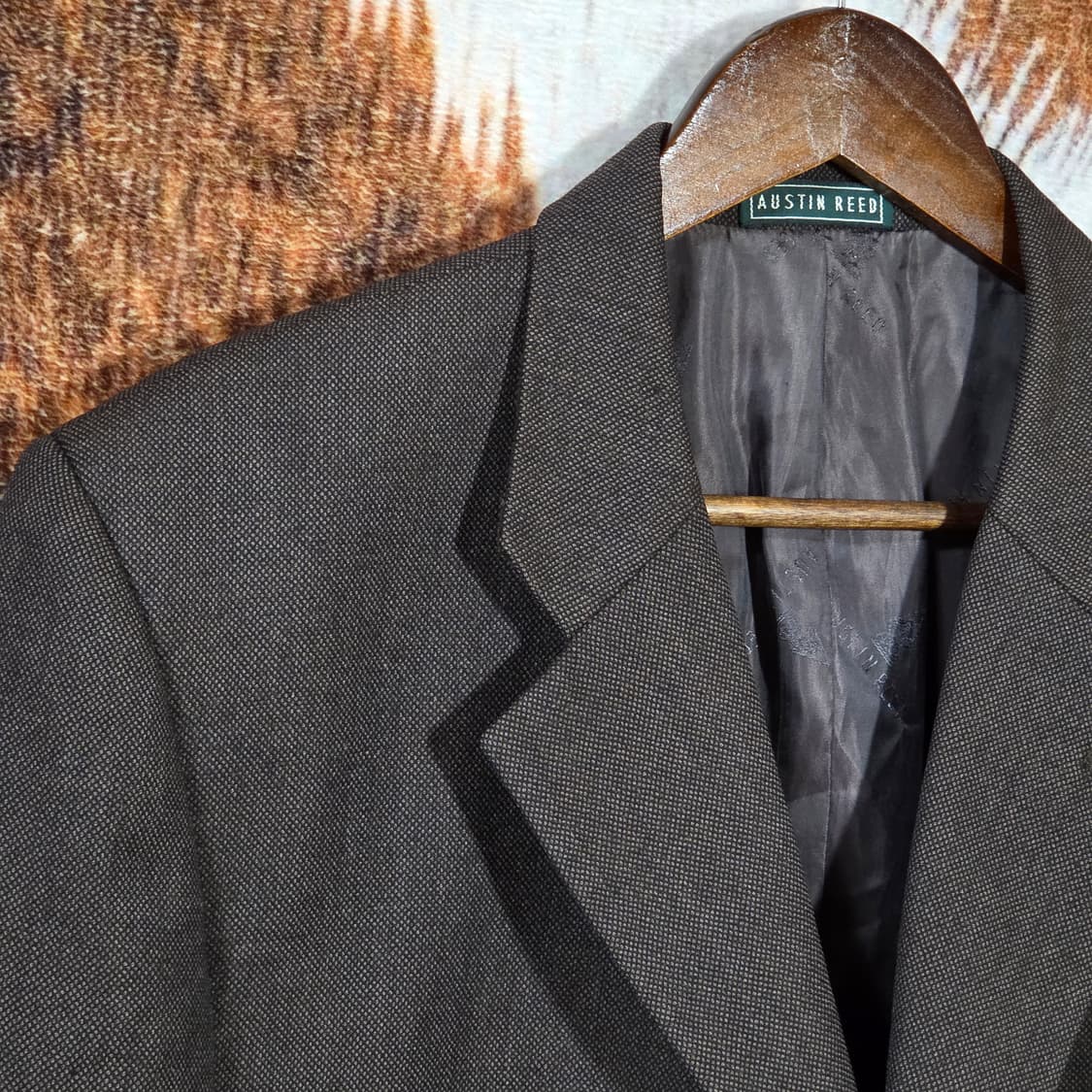 오스틴 리드 브라운 모소재 오버핏 블레이저 자켓 상품이미지2