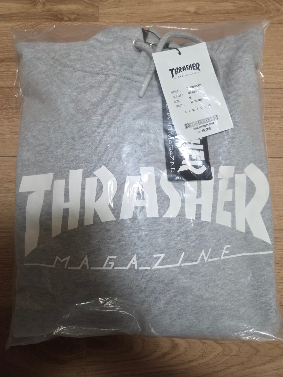 트래셔 후드 새상품 M사이즈 상품이미지2