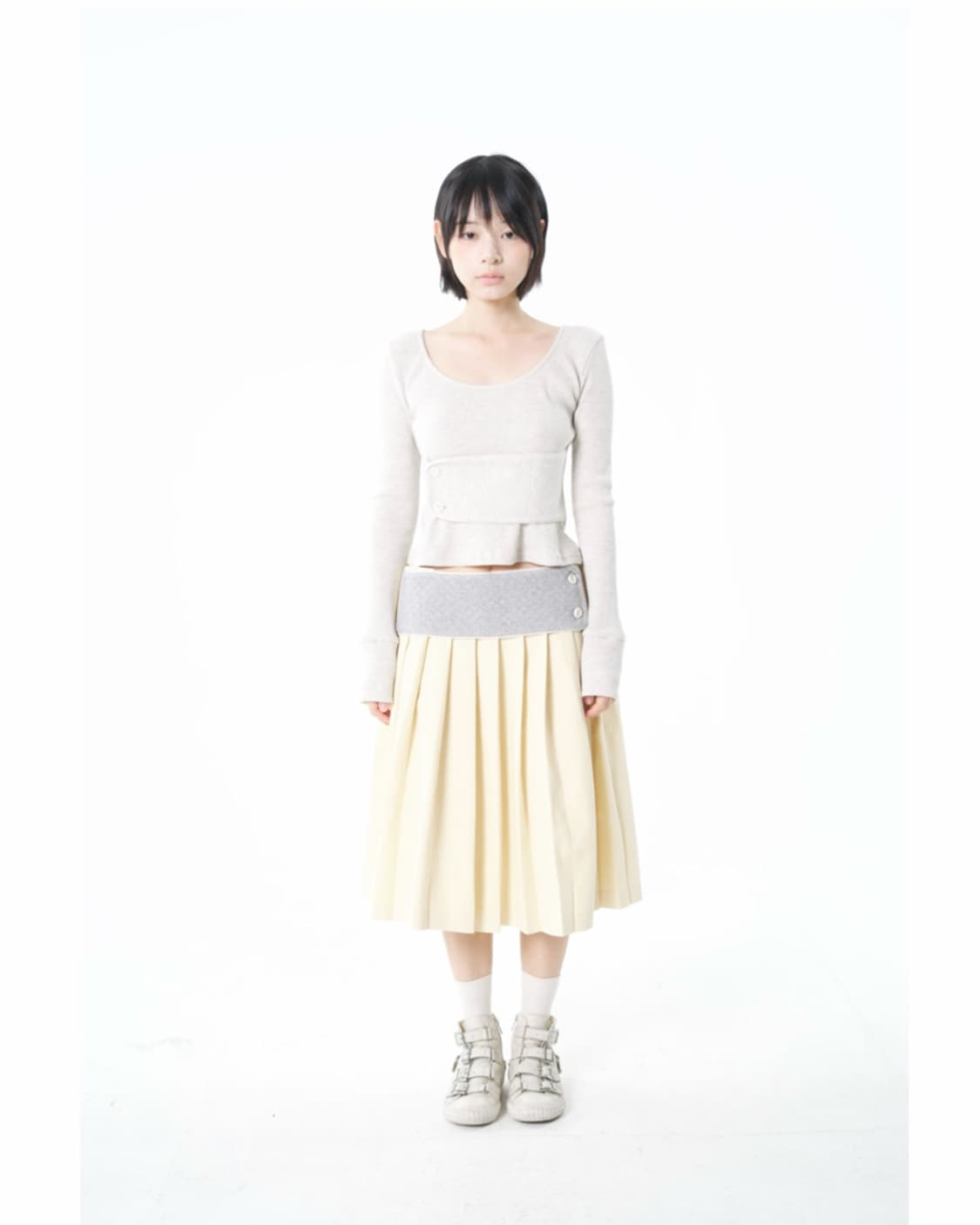 oshigh band baby long sleeve oatmeal 상품이미지3