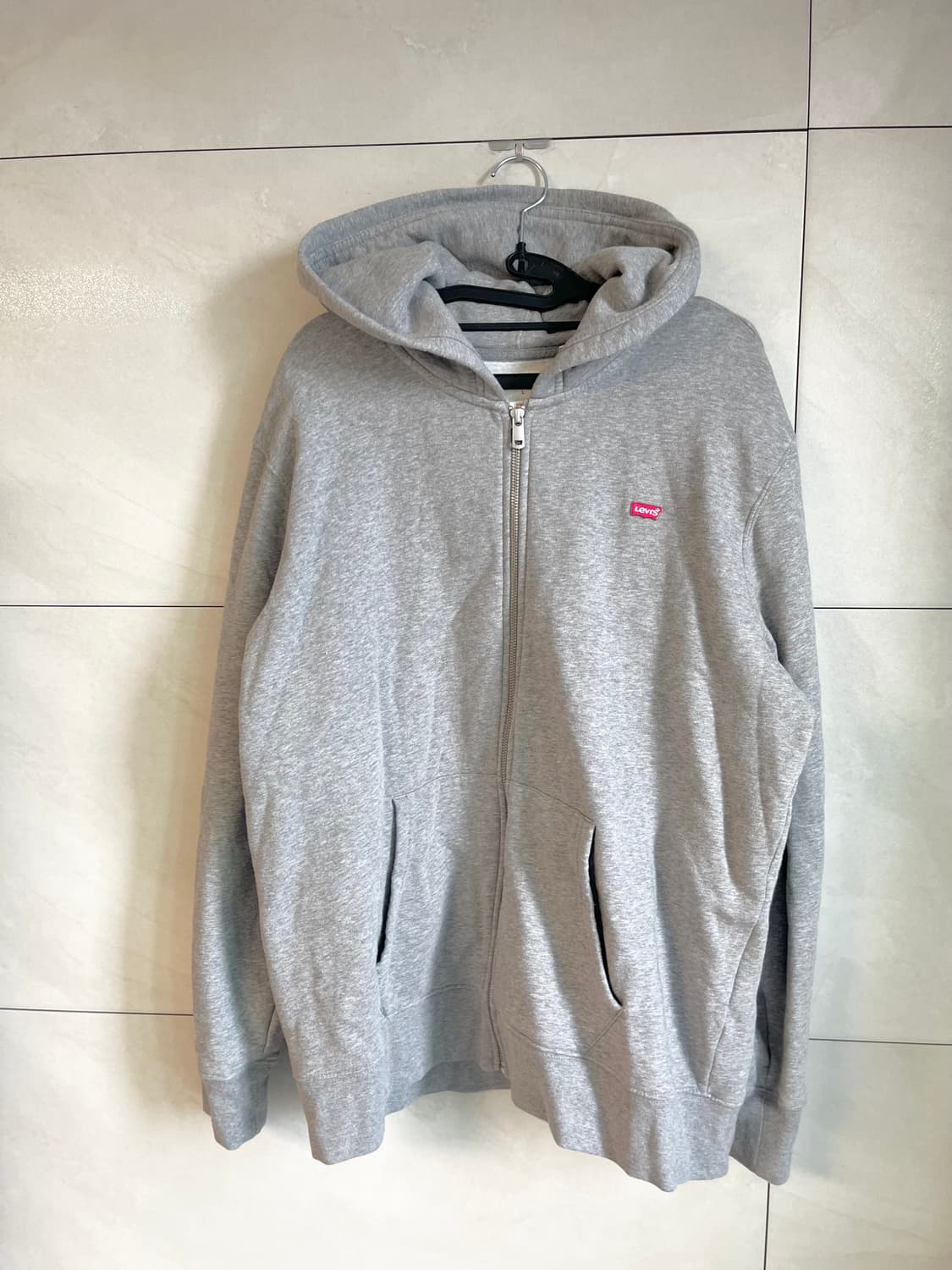 리바이스 파워정품 후드집업 그레이 (L size)  상품이미지4