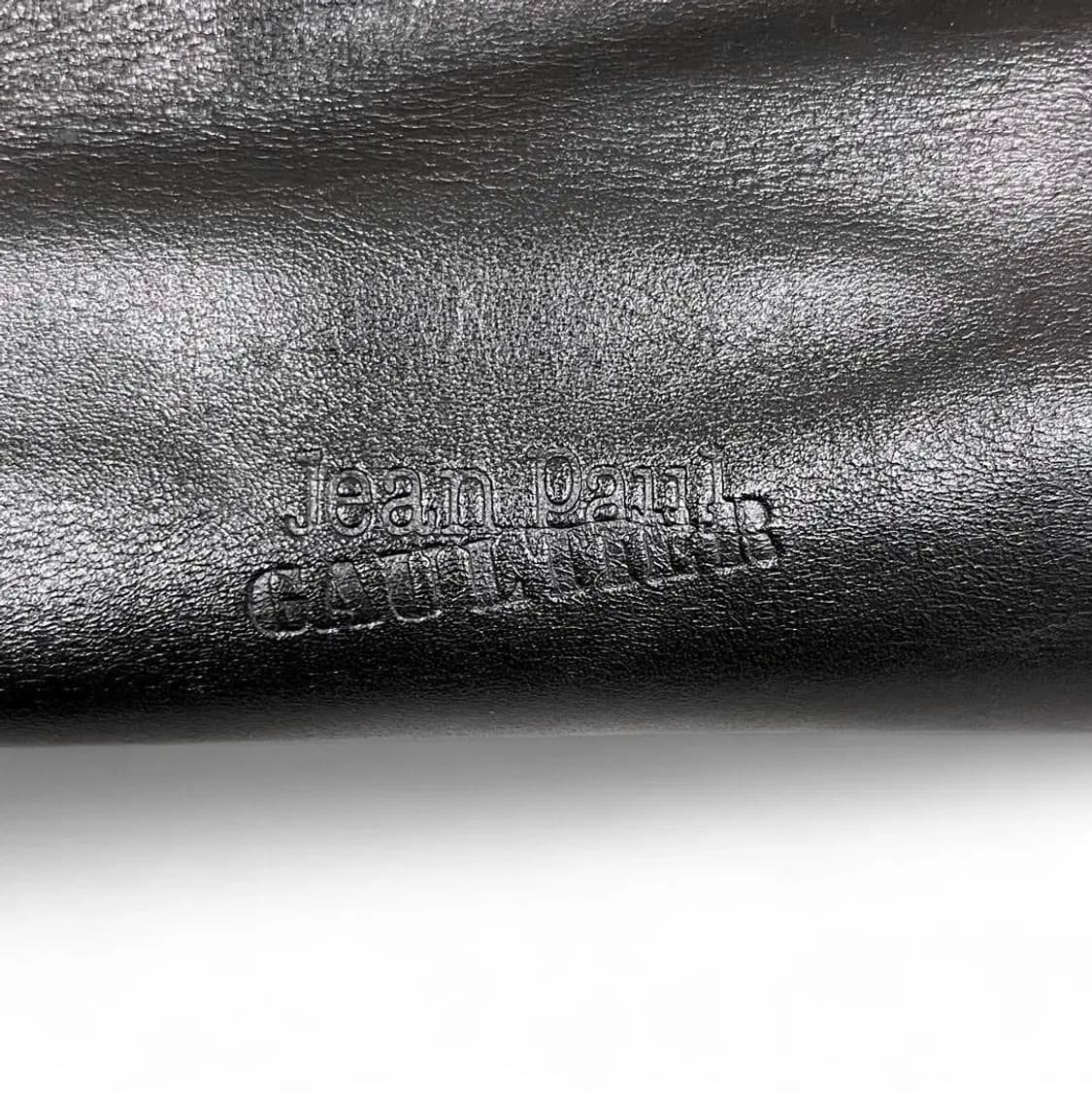 장폴고티에 골드체인 소가죽 토트백 y2k 상품이미지6