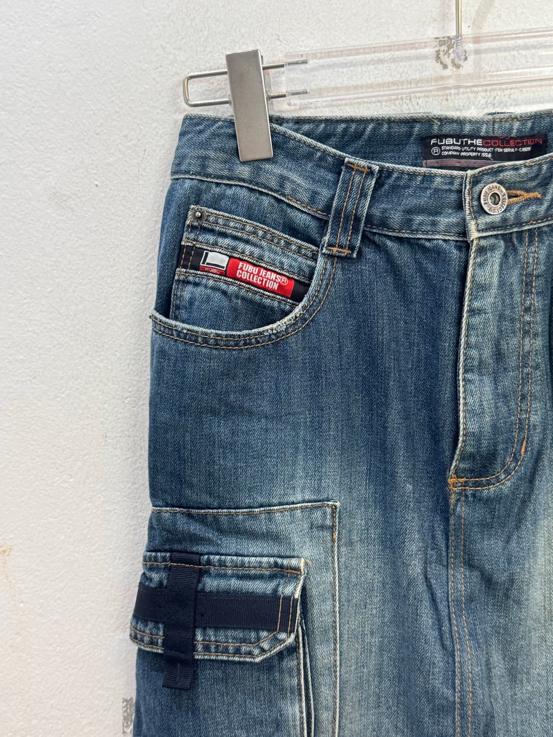 FUBU denim cargo mini skirt 상품이미지3