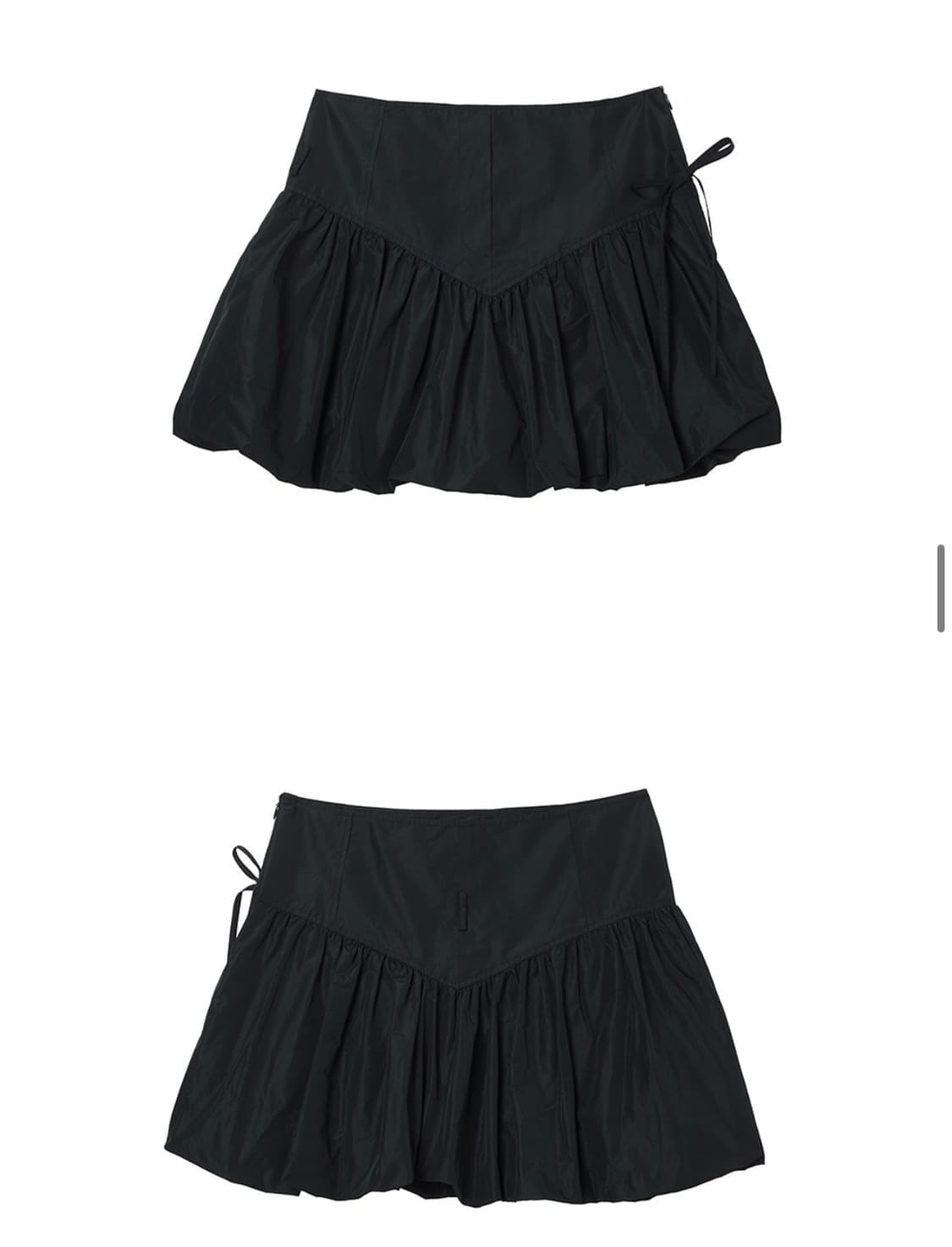 LCDC VOLUME MINI SKIRT (BLACK) 상품이미지3