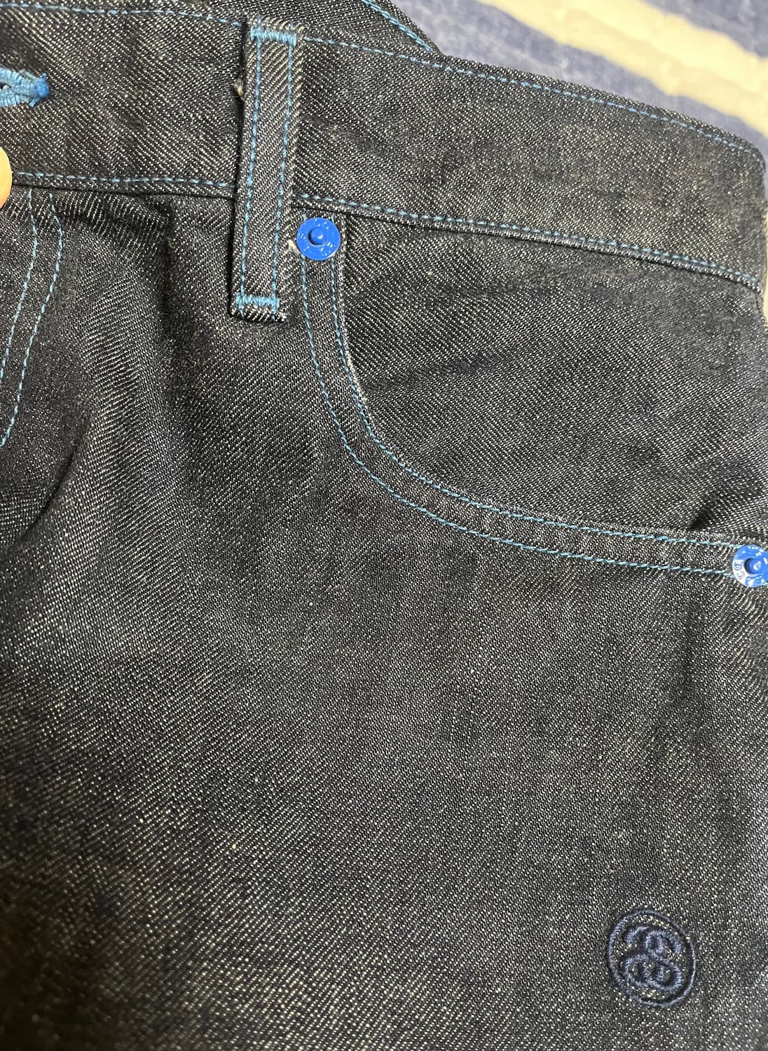 스투시x리바이스 콜라보 셀비지 데님 30/30 501 상품이미지5