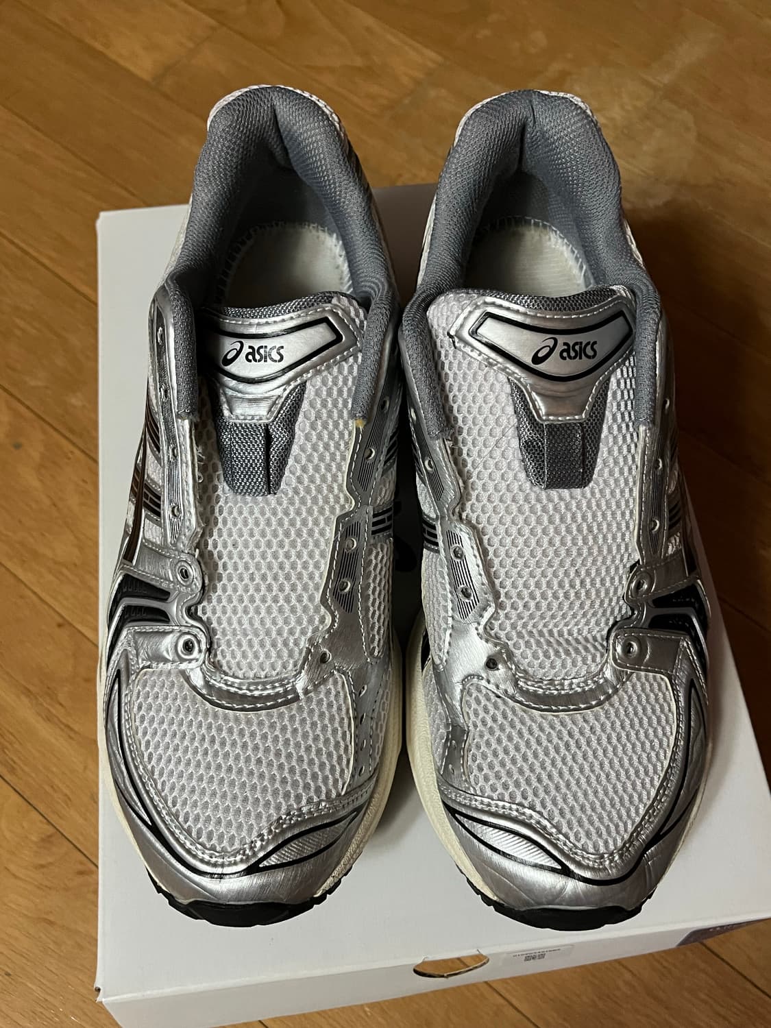 아식스 X 자운드 젤카야노 14 실버 블랙 asics jjjjound 상품이미지6