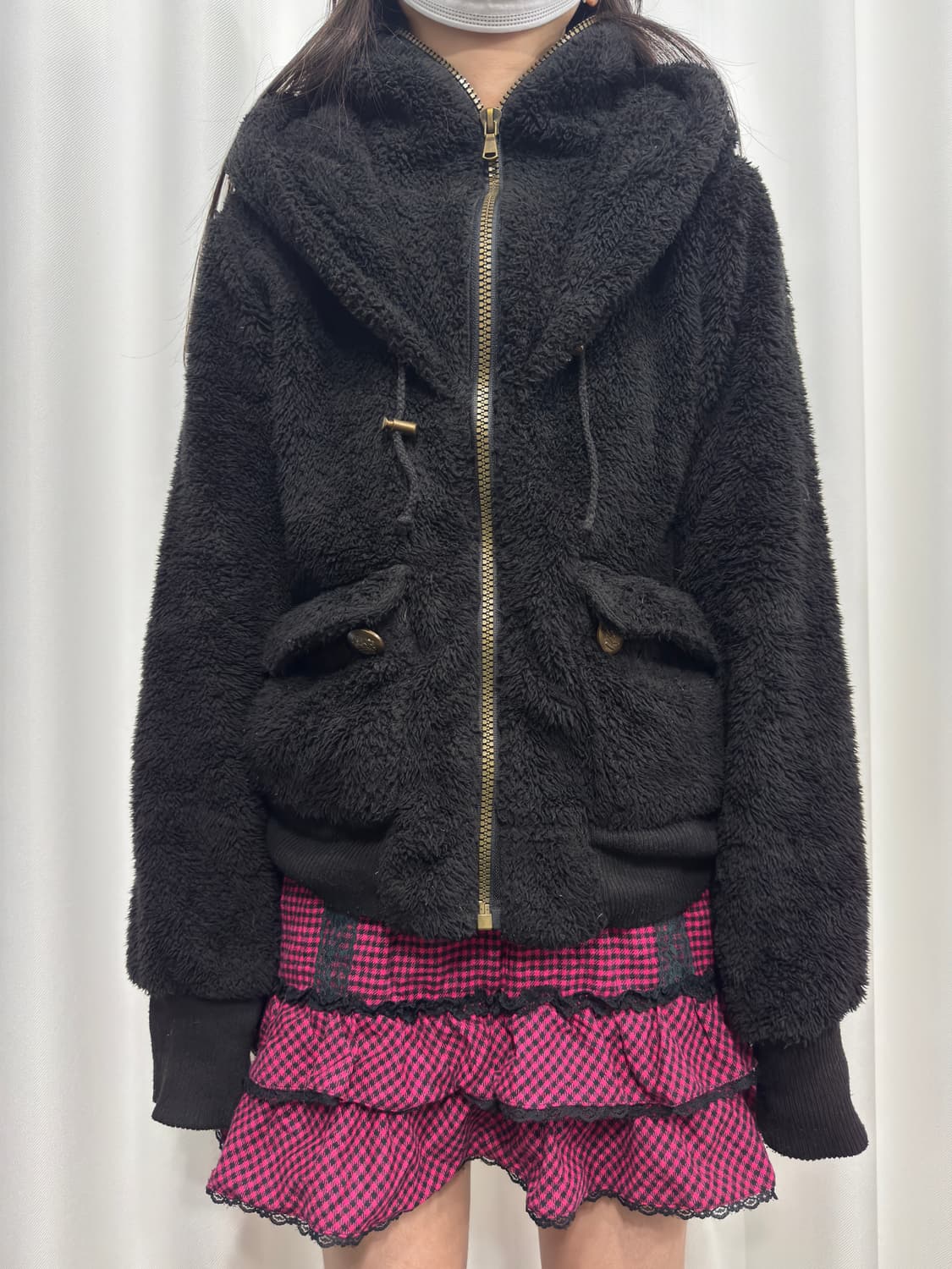 fur hood jacket 상품이미지1