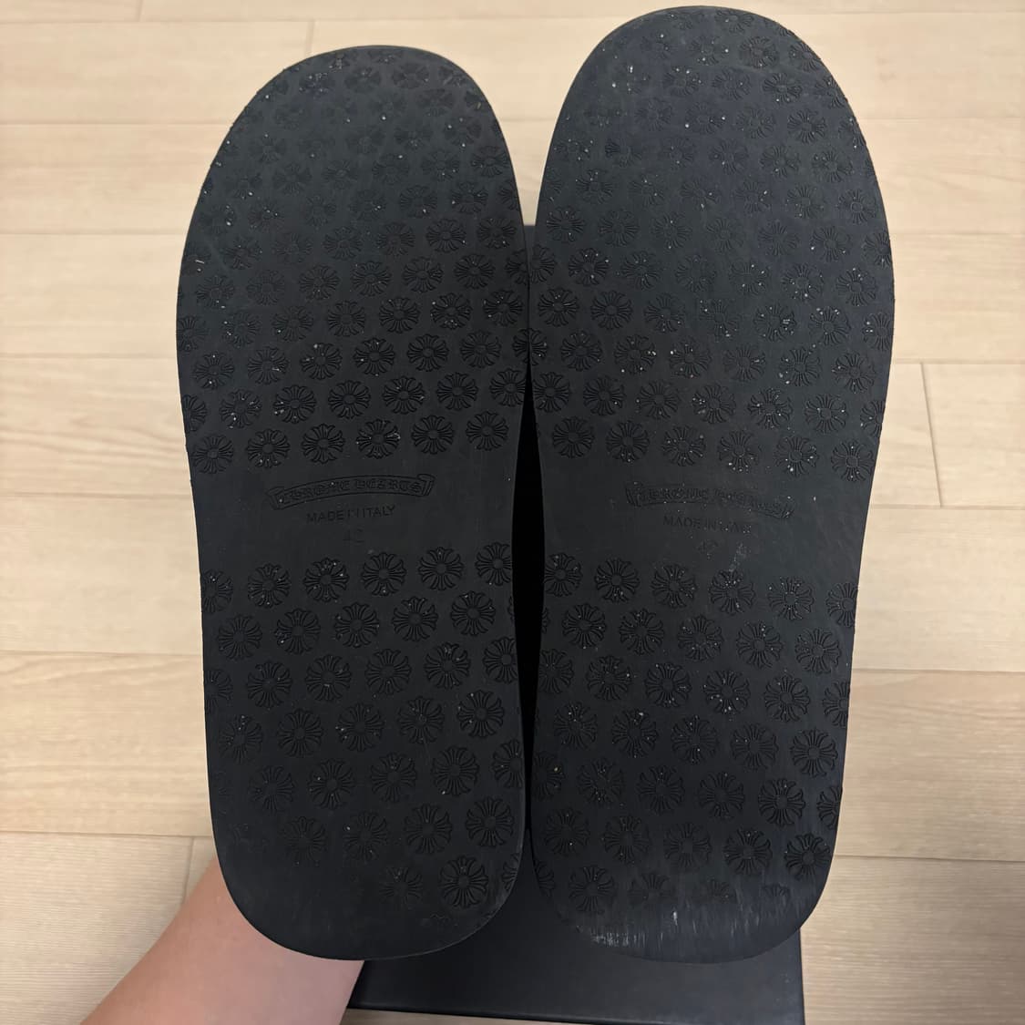 레어) 크롬하츠 Chrome Hearts 코듀로이 대거 로퍼 슬리퍼 42 상품이미지7