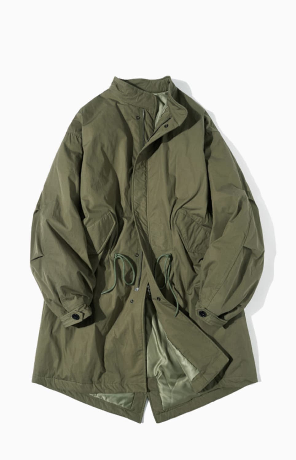 파르티멘토 신슐레이트 M-65 피시테일 코트 패딩 카키 상품이미지1