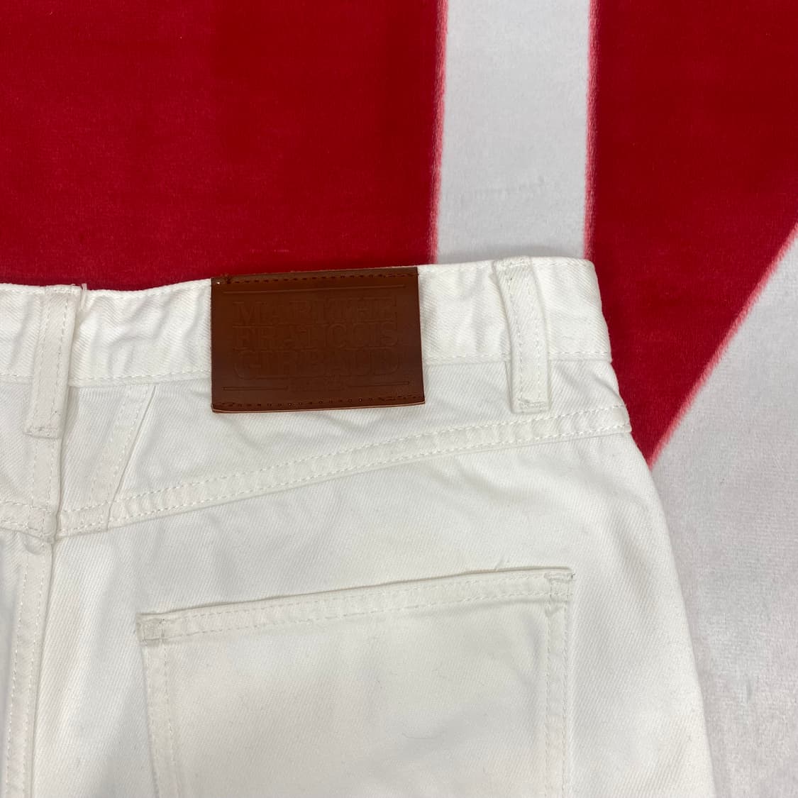 마리떼 화이트 데님팬츠 32 상품이미지7