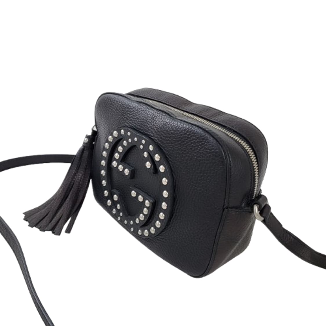 정품 구찌 소호 스터드 레더 디스코백  상품이미지4