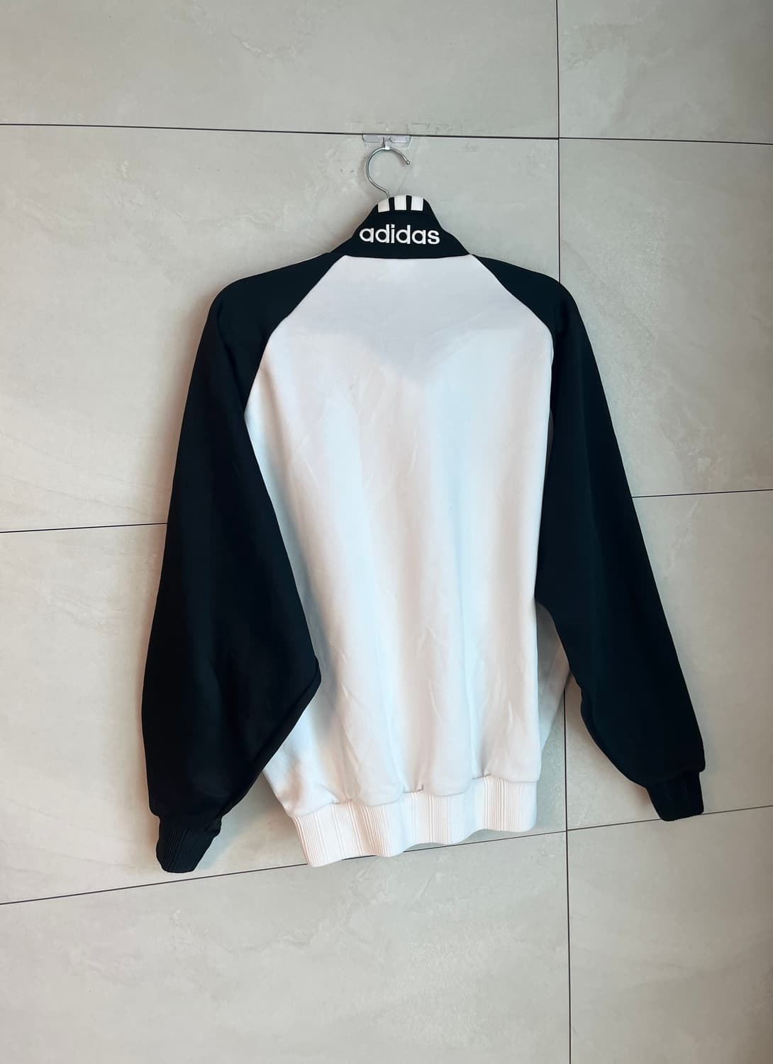 90s 재팬라인 아디다스x데상트 흰,검 대장 져지 [L] 상품이미지2