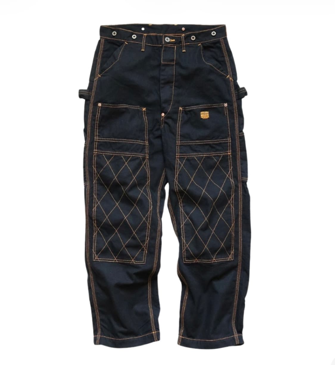 2) 캐피탈 씬 캔버스 럼버 팬츠 블랙 바지 데님 상품이미지1