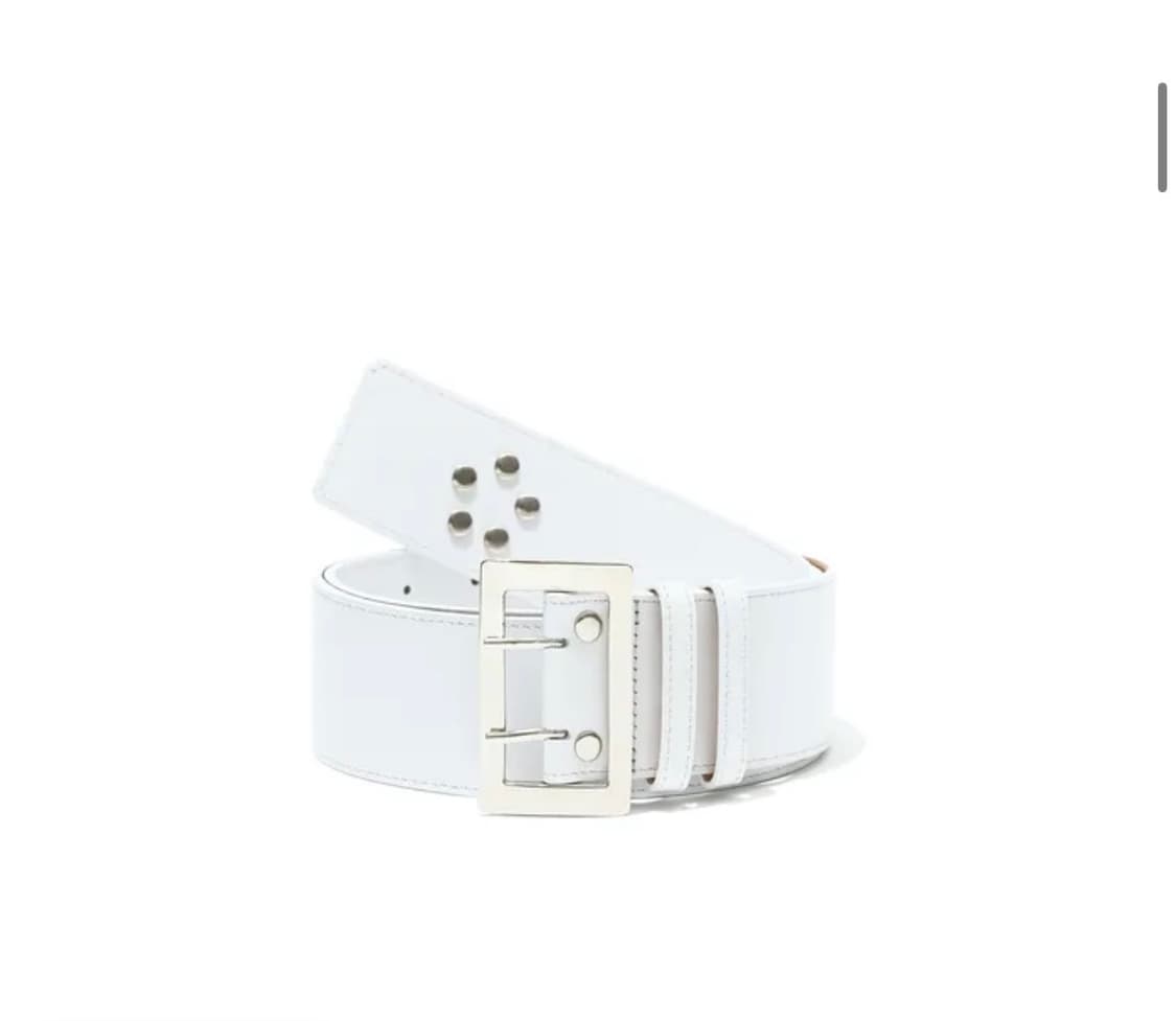 파르티멘토우먼 와이드 화이트 벨트 상품이미지1