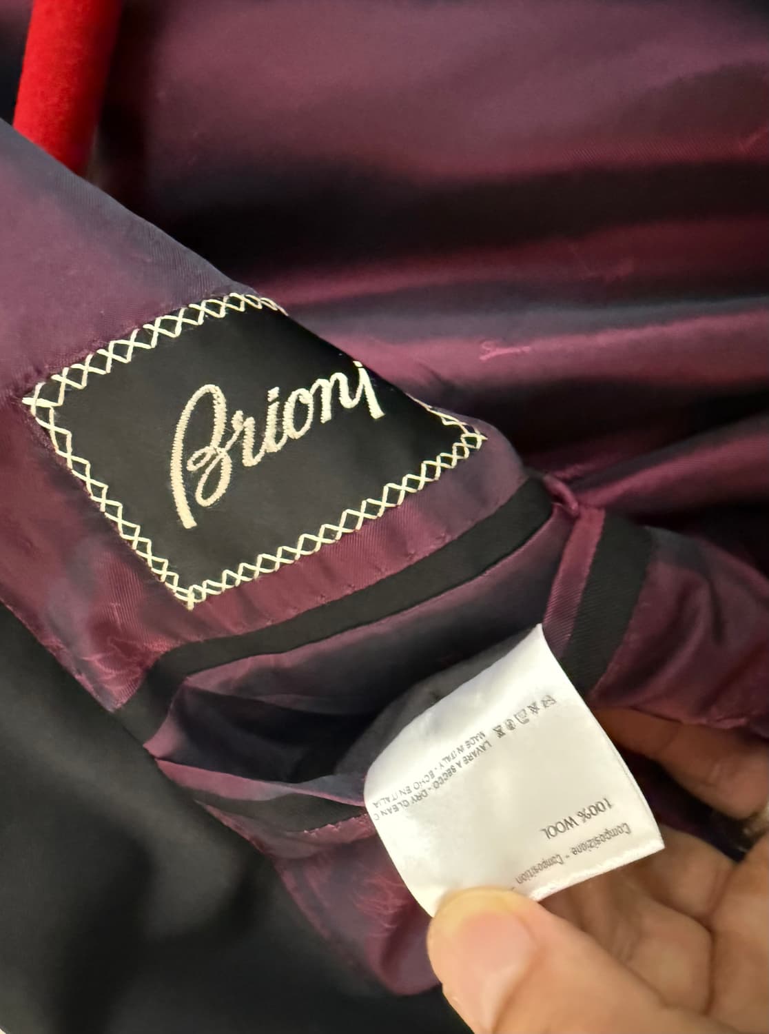 BRIONI 브리오니 블랙 블레이저 36  상품이미지4
