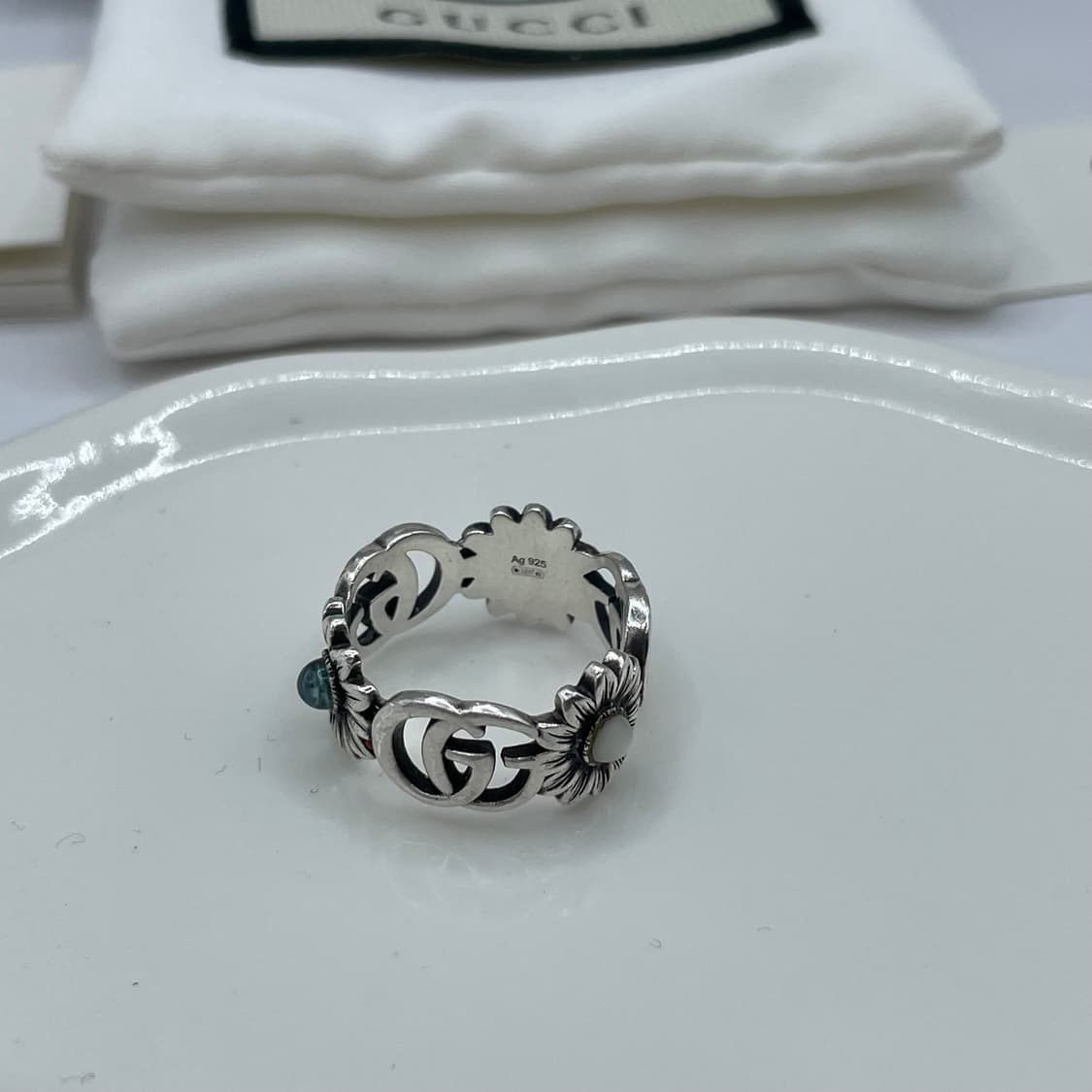 구찌 반지 11호 GG 마몽 자개 링 상품이미지3