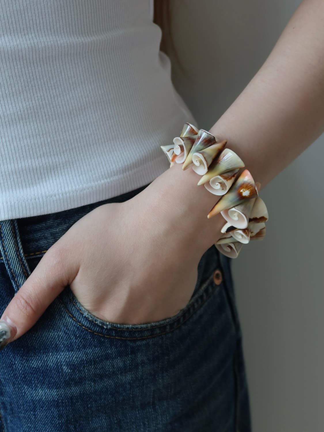 shell spiral bracelet 상품이미지4