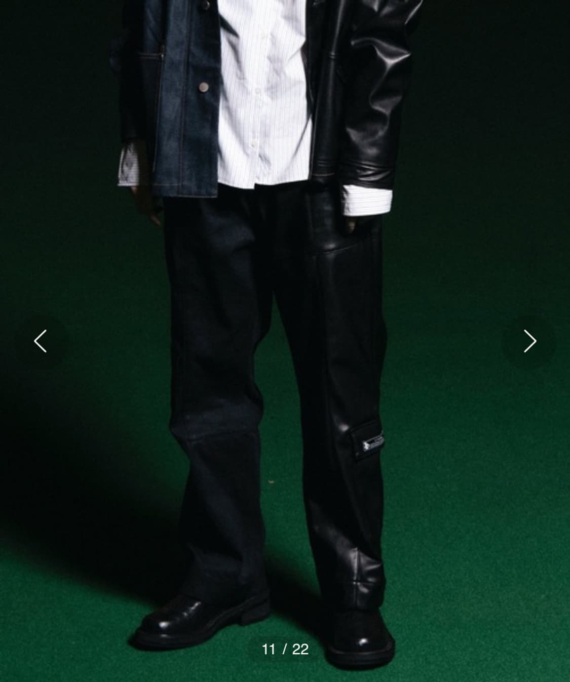 JieDa 지에다 루치타 히로유키 패턴 리메이크 팬츠 상품이미지2