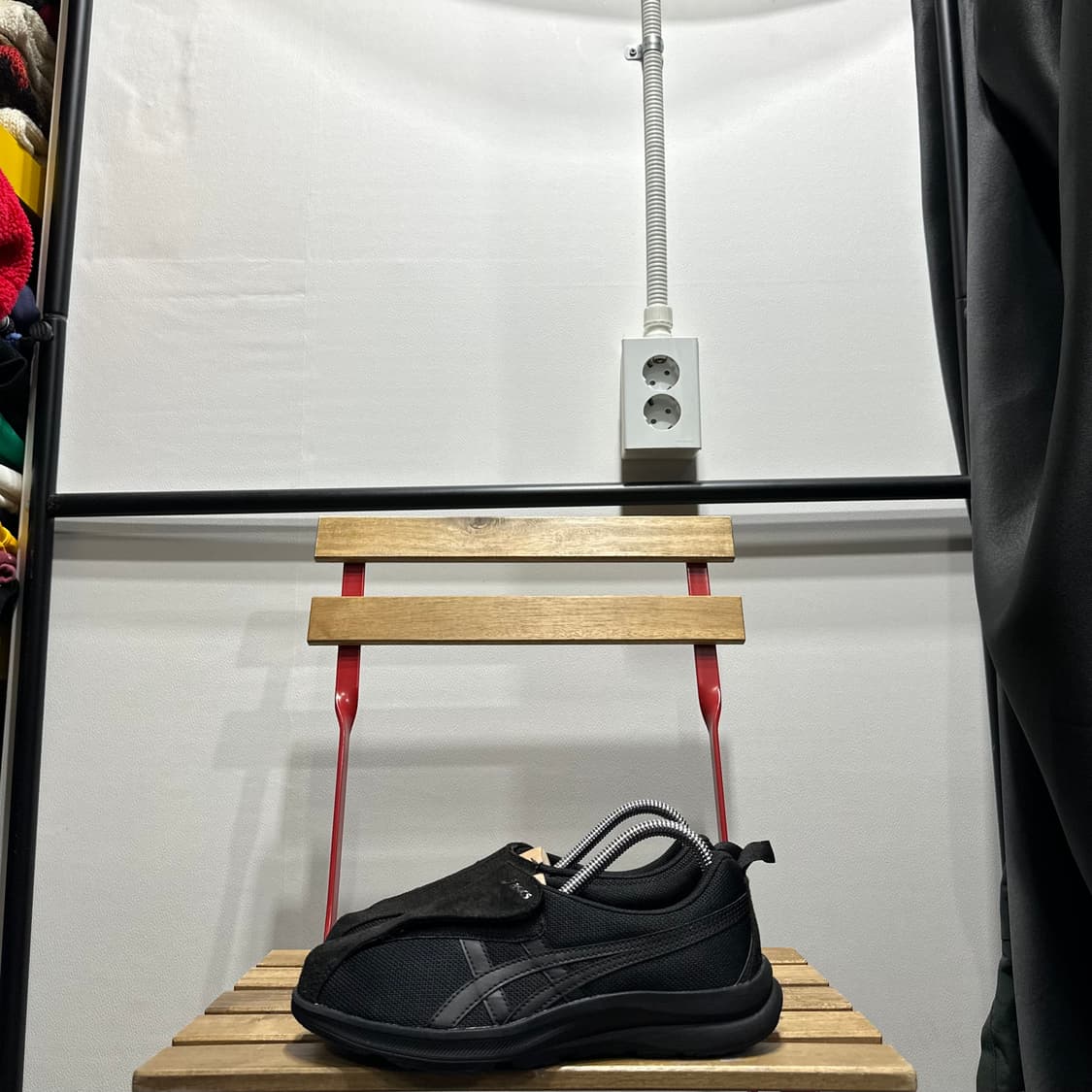 230) 아식스 운동화 여성 여자 신발 라이프 워크 블랙 상품이미지3