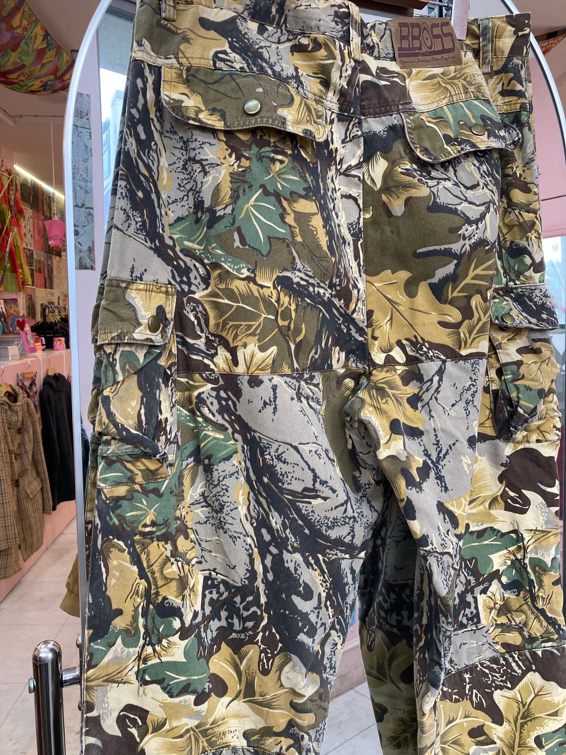 빈티지 패턴 카고 팬츠 상품이미지8