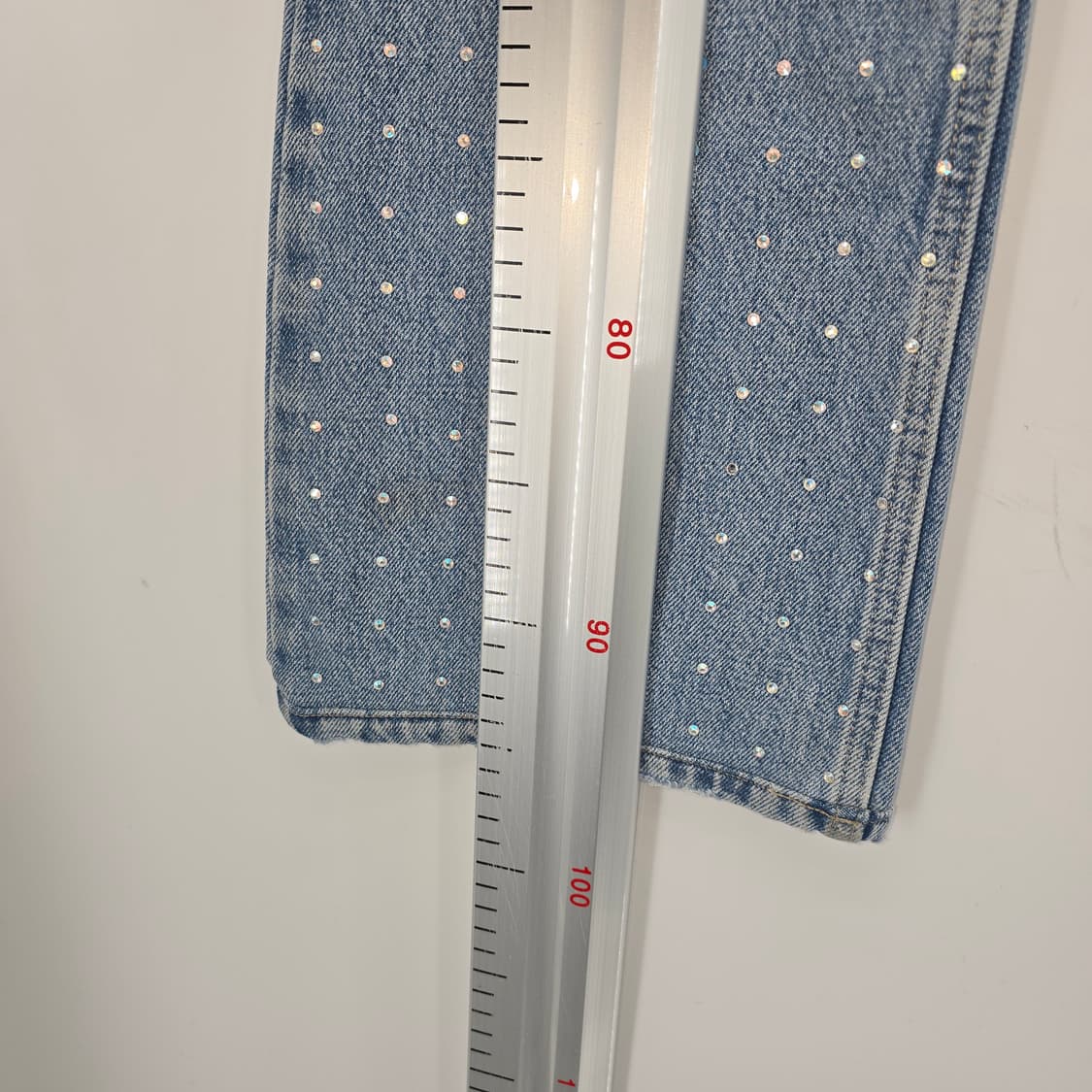 ZARA 스톤 장식 여성 데님 팬츠 EUR 36 상품이미지7