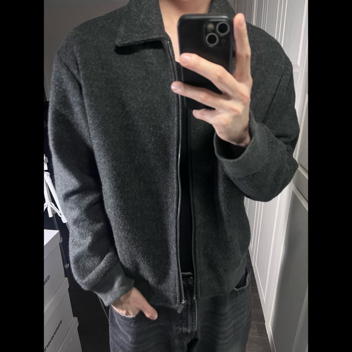 [L] ist kunst 이스트쿤스트 집업 자켓  상품이미지1