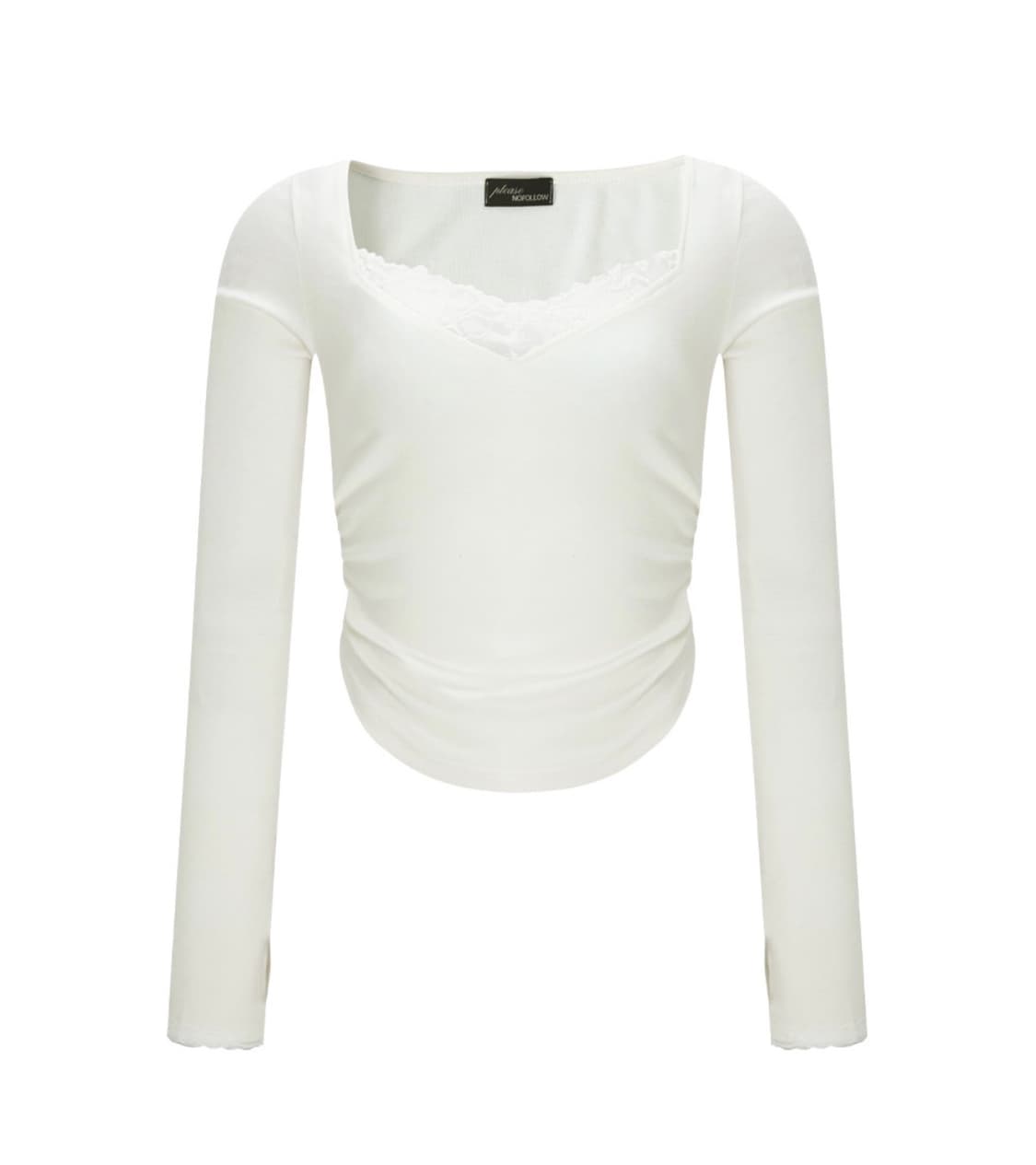 급전 플노팔 Vera Lace Shirring Long Sleeve 상품이미지1
