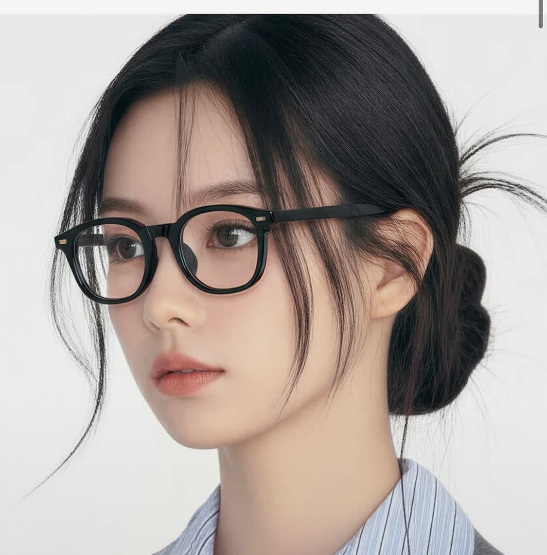 리끌로우 RC E374 BLACK 검정 뿔테 상품이미지1
