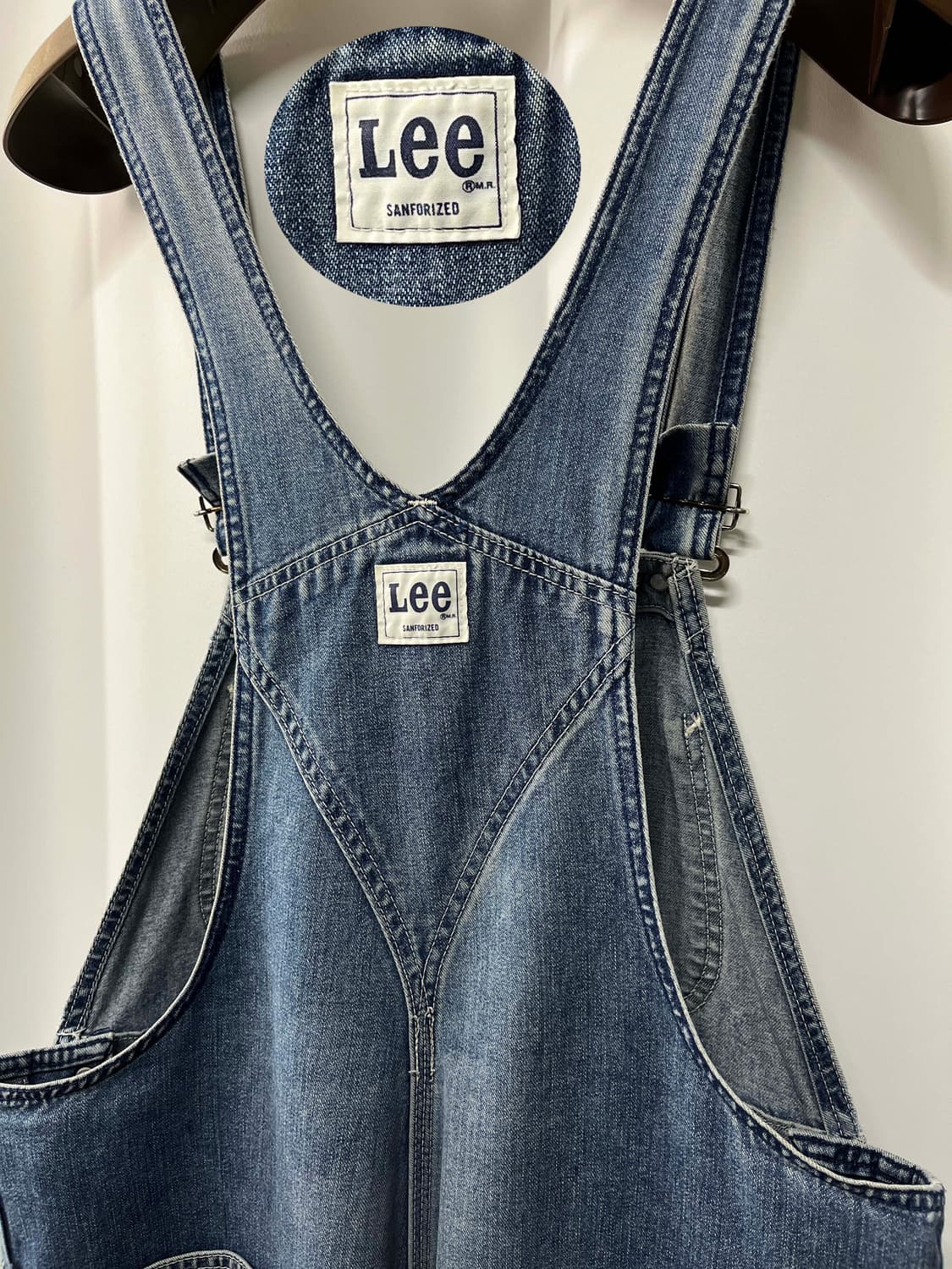 00's LEE 데님 오버롤 카펜터 워크웨어 멜빵바지 91-SB 상품이미지6