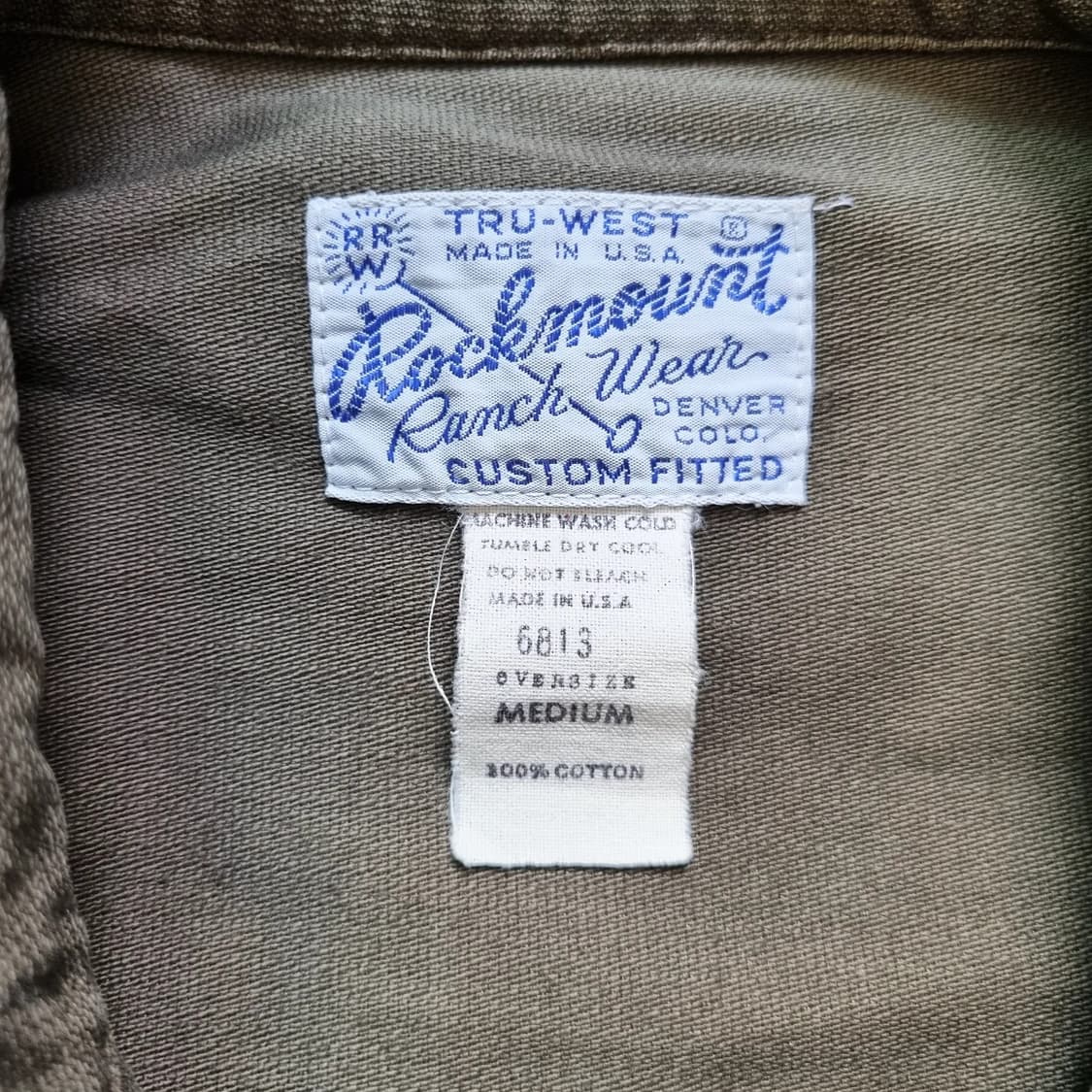 60s USA Rockmount Ranch Wear 웨스턴 셔츠 상품이미지8