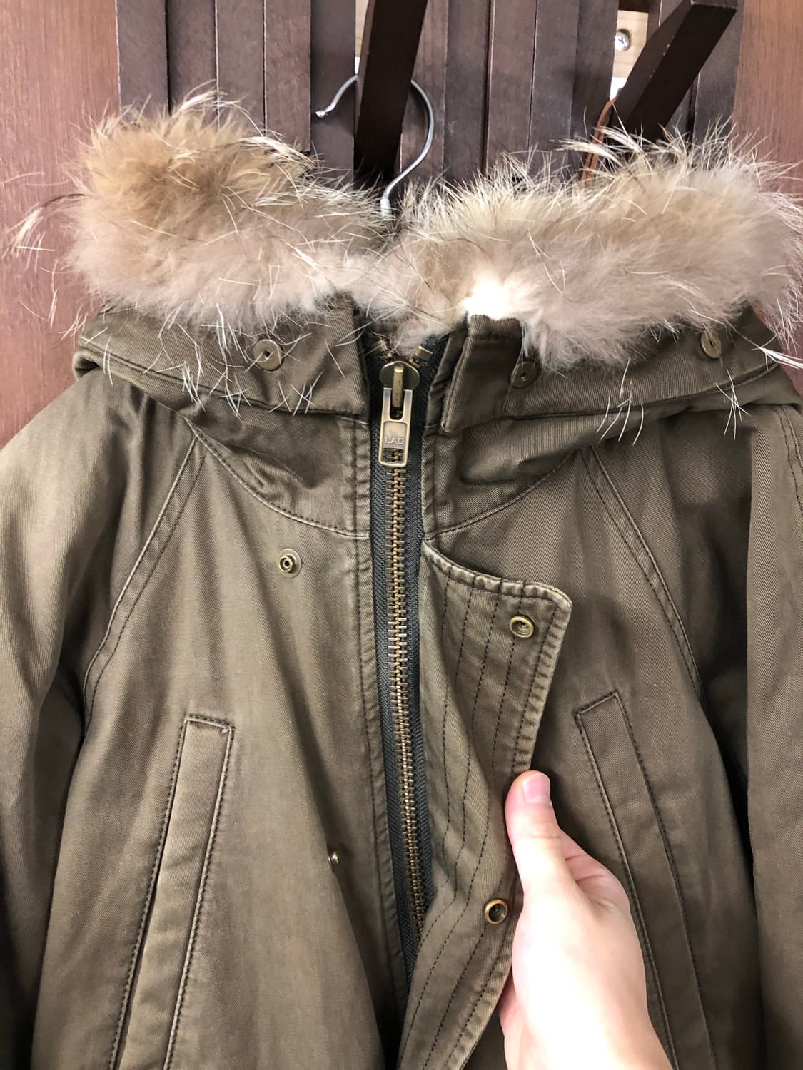 Lad musician 밀리터리 퍼 파카 42 상품이미지5