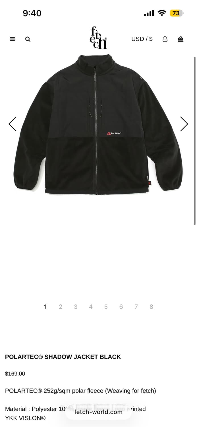 fetch sunday fleece jacket XL 패치 선데이 후리스 상품이미지2