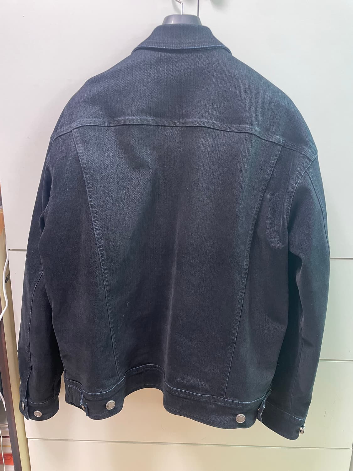 벨리에 타입-3 트러커 데님 자켓 후로킹블랙 5사이즈 판매 상품이미지3