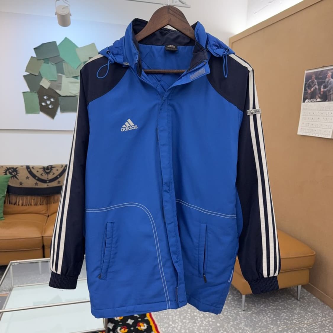 아디다스 올드스쿨 레트로 빈티지 배색 바람막이 자켓 80 C08367 상품이미지3